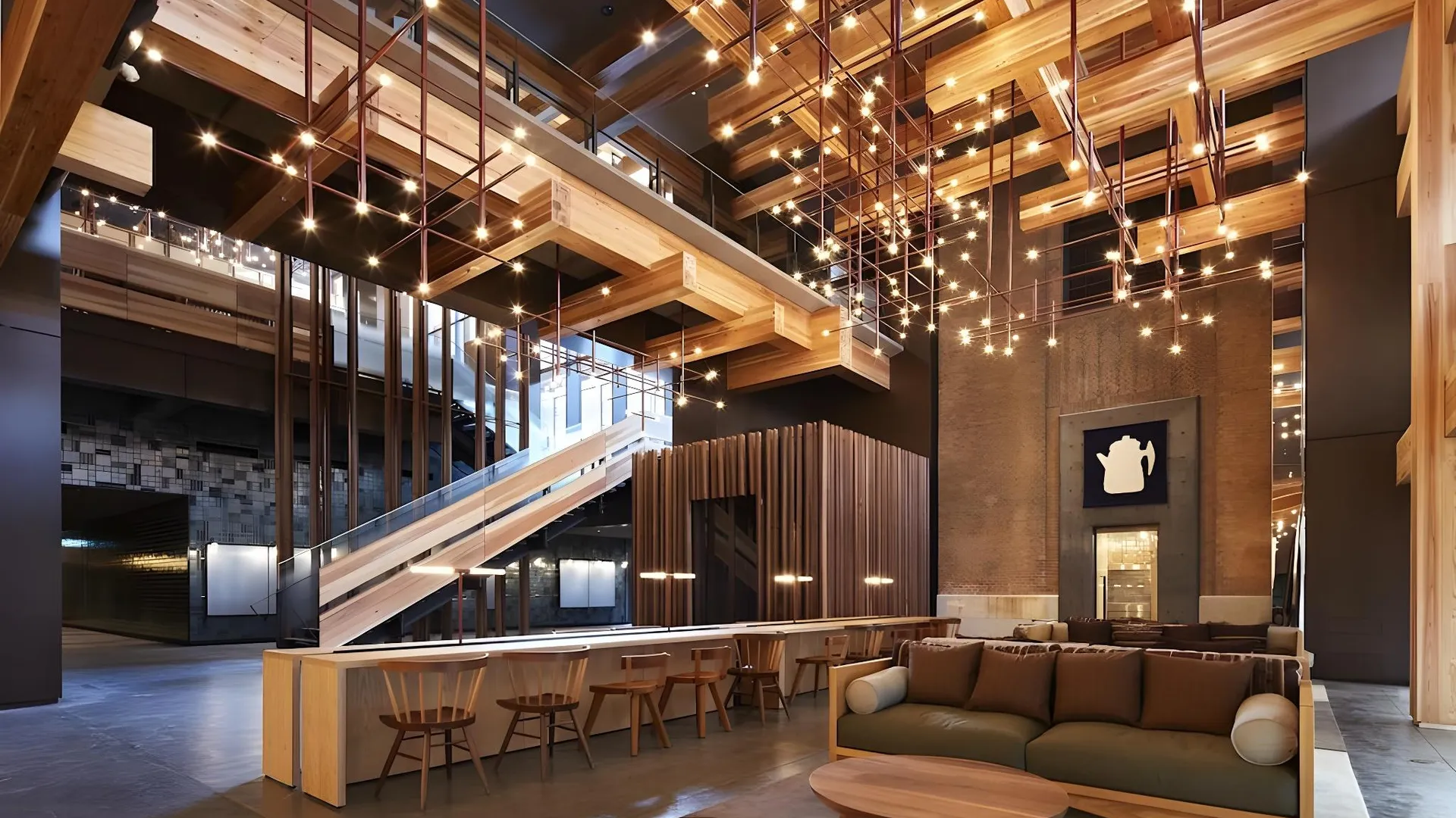 교토 Ace Hotel Kyoto 5성급 호텔 로비