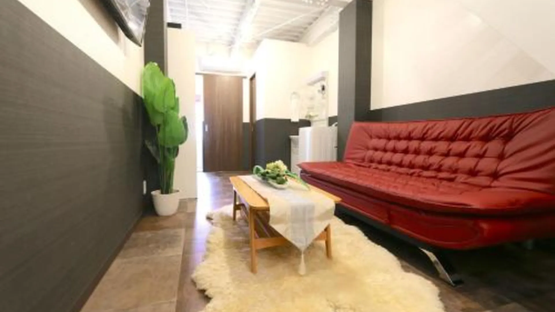 오사카 난바의 아파트먼트 (50m², 침실 2개, 프라이빗 욕실 1개) 3성급 싱글룸 레스토랑