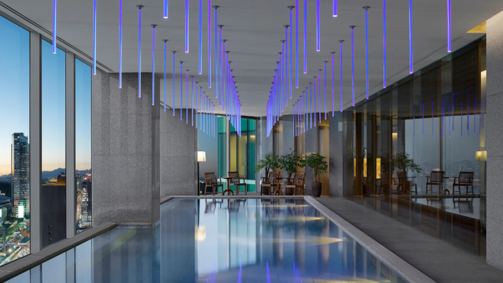 서울 파크 하얏트 서울 5성급 호텔 로비