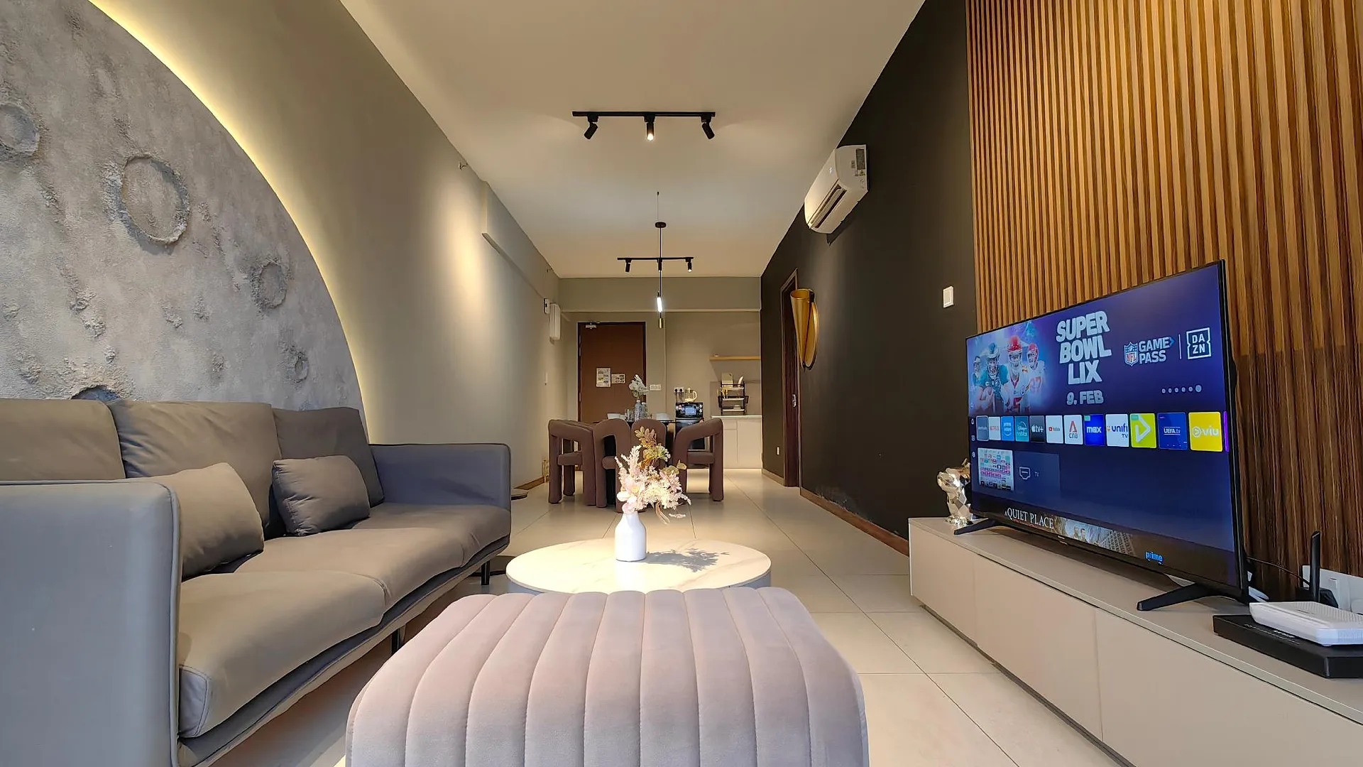 코타키나발루 크파얀의 아파트먼트 (65m², 침실 2개, 프라이빗 욕실 2개) 3성급 싱글룸 객실