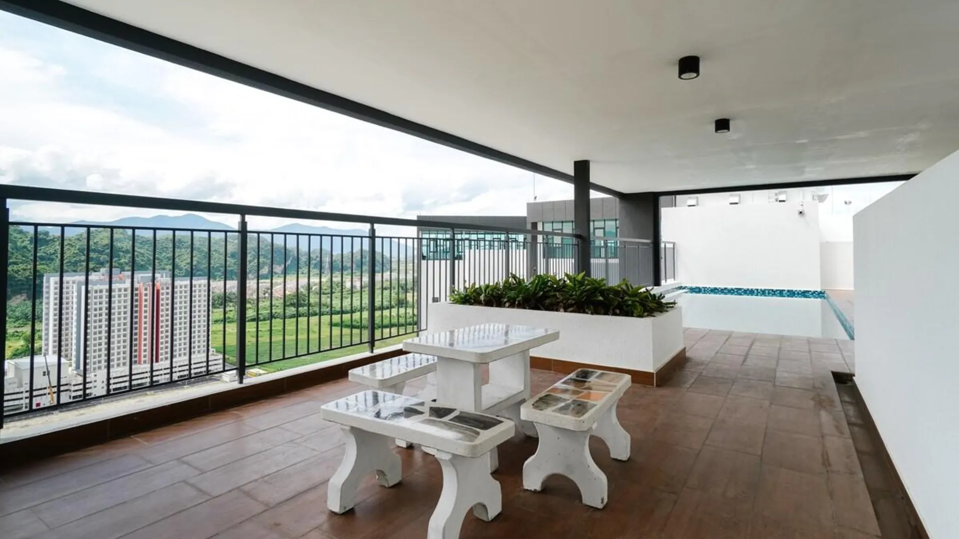 이포 캄풍 자와의 아파트먼트 (60m², 침실 2개, 프라이빗 욕실 1개) 3성급 싱글룸 레스토랑