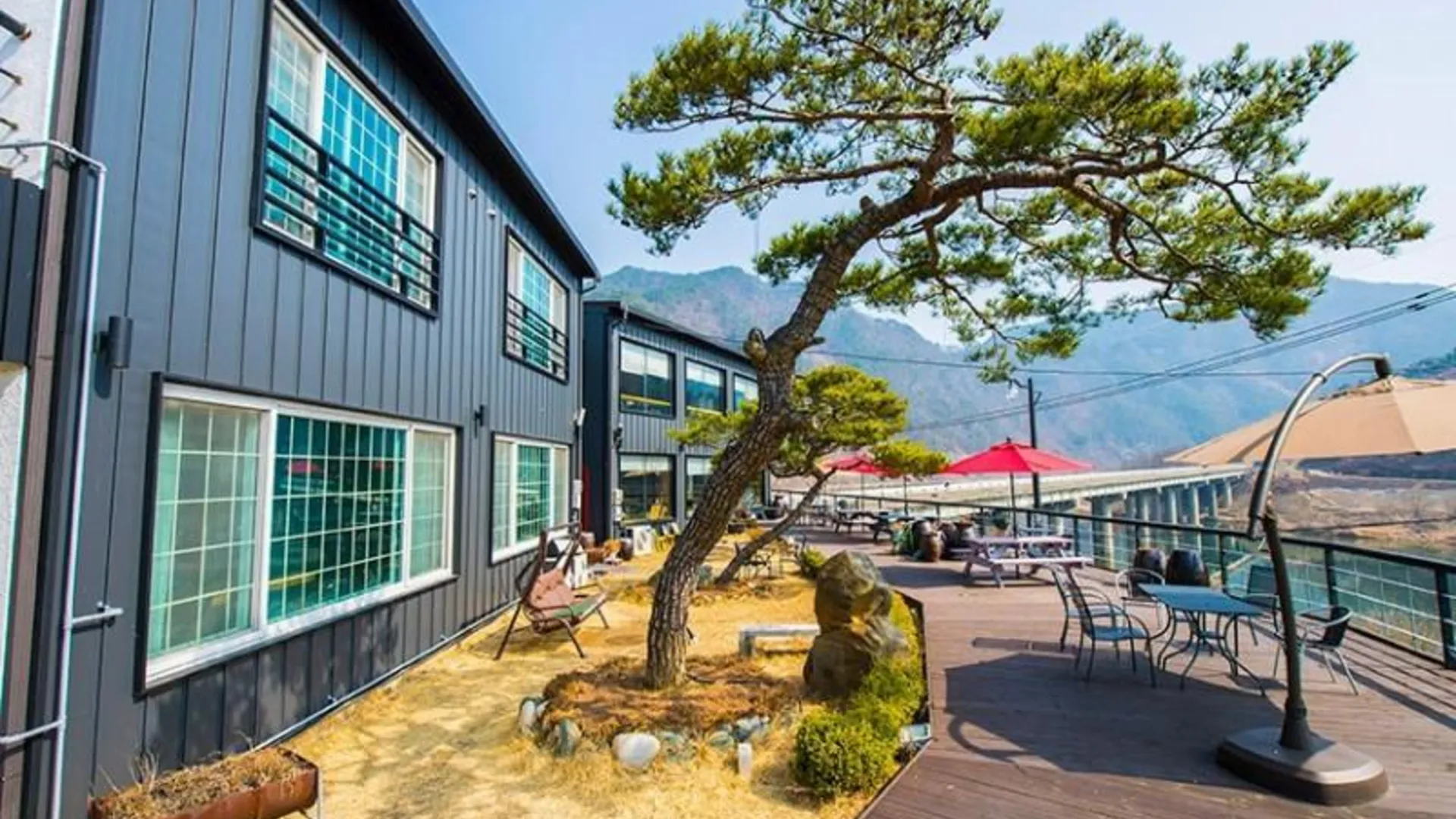 영동군 옥천 카페밀펜션 3성급 게스트하우스 외관