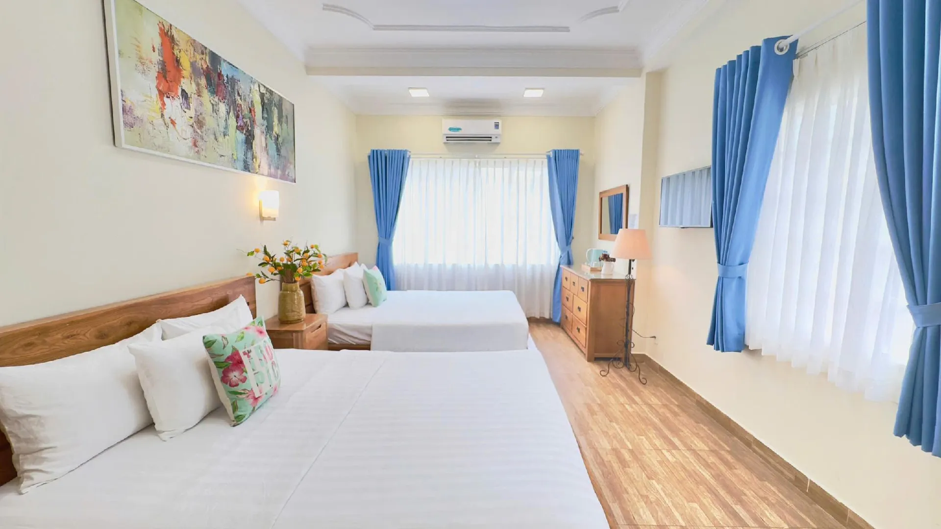 호치민 코지 호텔 - 140 콩 퀸 1성급 호텔 객실