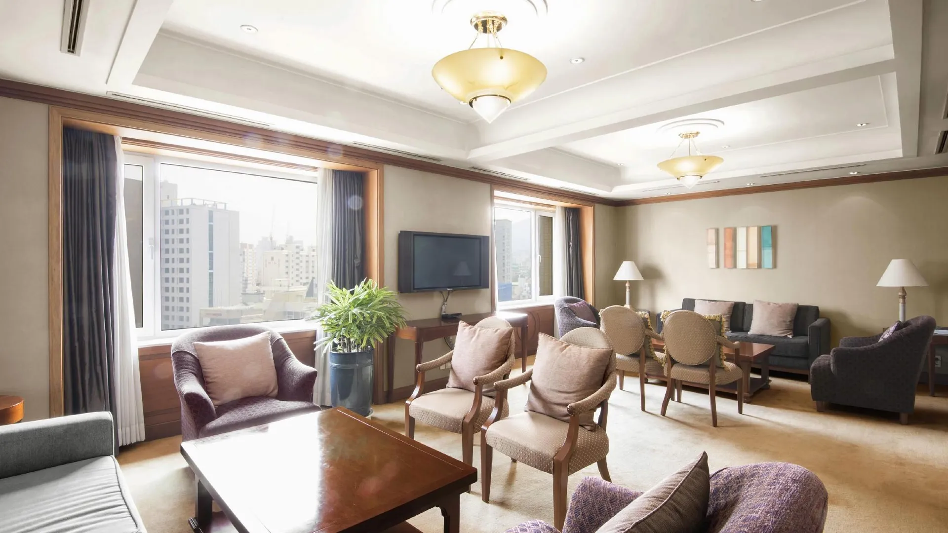 부산 호텔 농심 5성급 호텔 수영장