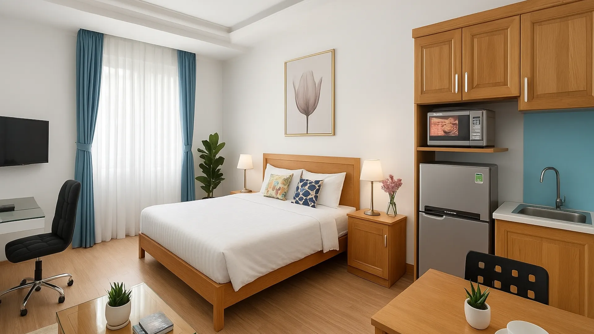 호치민 아틀라스 호텔 앤 아파트먼트 4성급 호텔 스위트룸