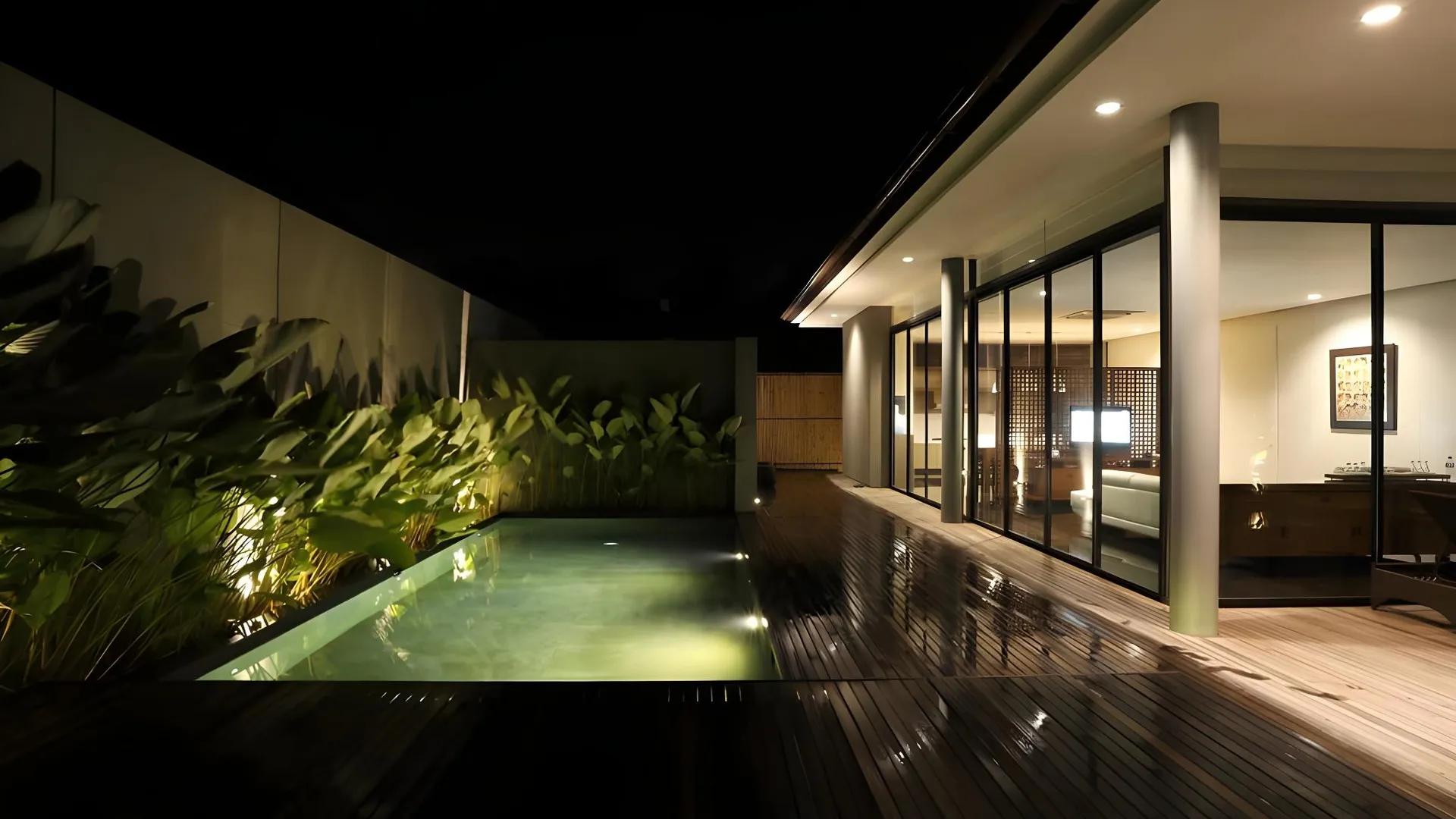 발리 디생텀 빌라.  어 퍼펙트 플레이스 투 스테이 인 발리 5성급 싱글룸 수영장