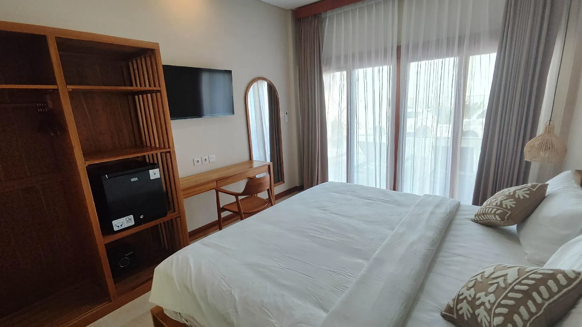 발리 빌라 로베초 에코 비치 5성급 게스트하우스 전망