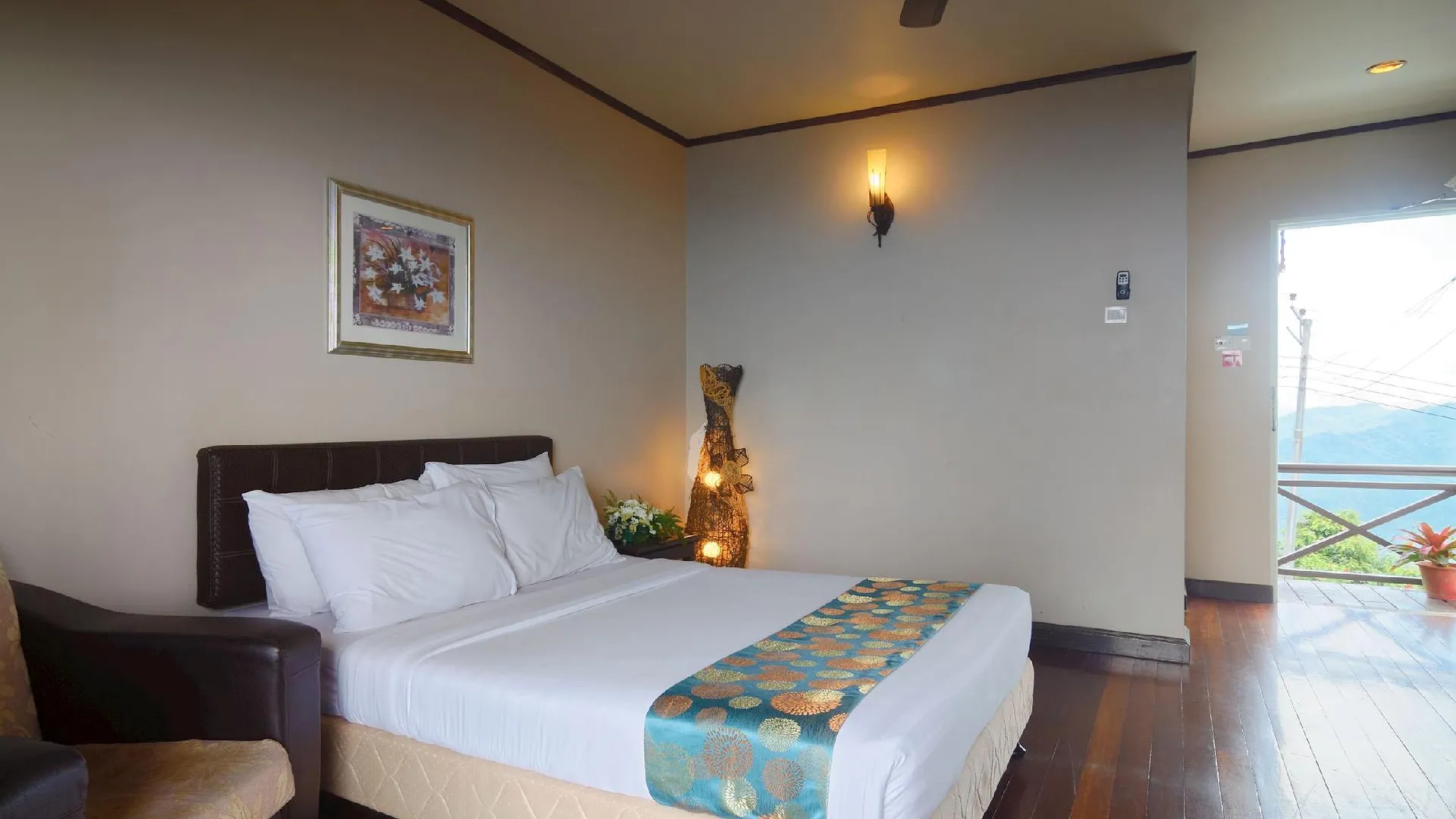 코타키나발루 카시 사양 힐 리조트 3성급 호텔 전망