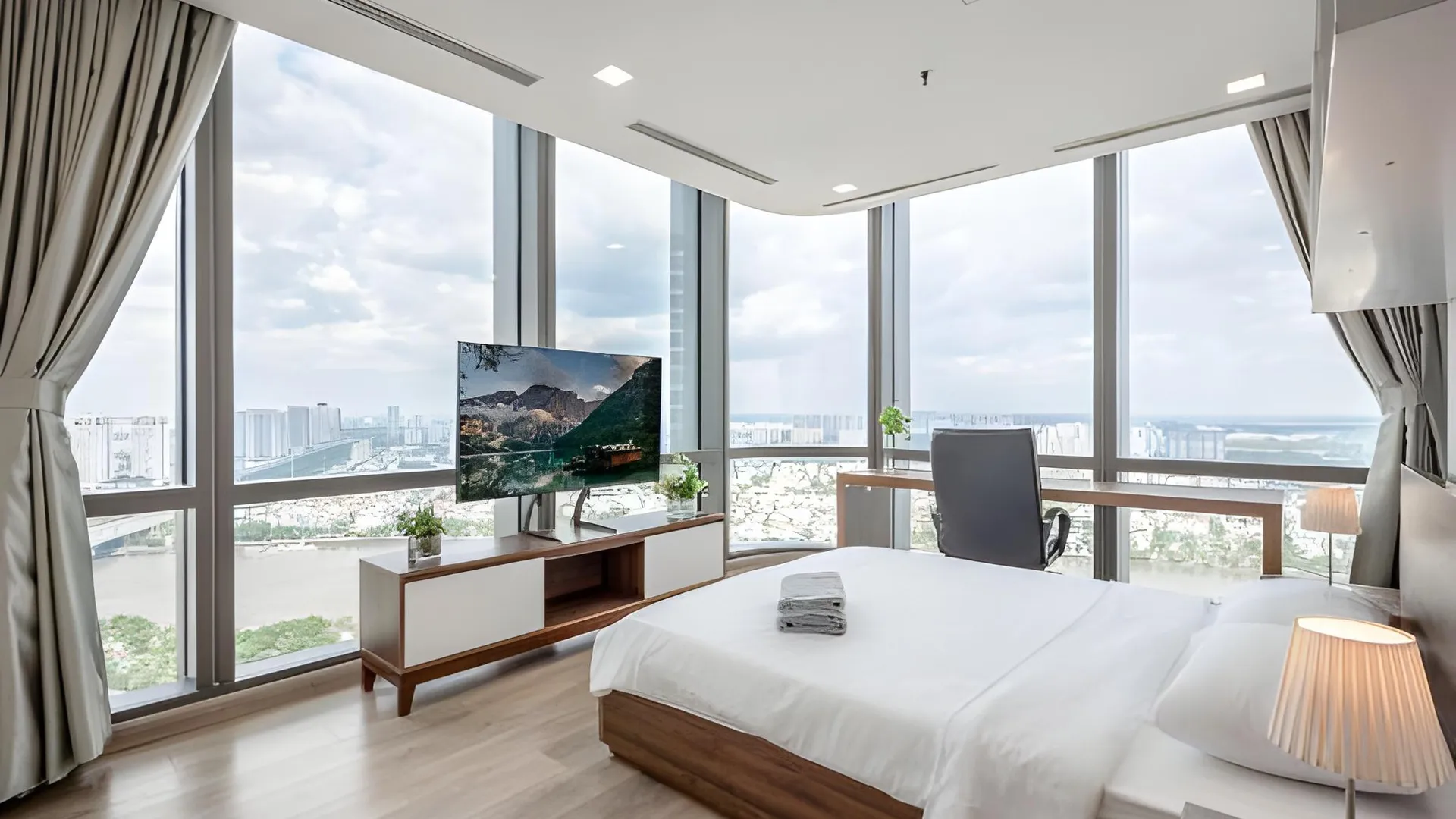 호치민 더 랜드마크 81 레지던스 럭셔리 스위트 5성급 호텔 스위트룸