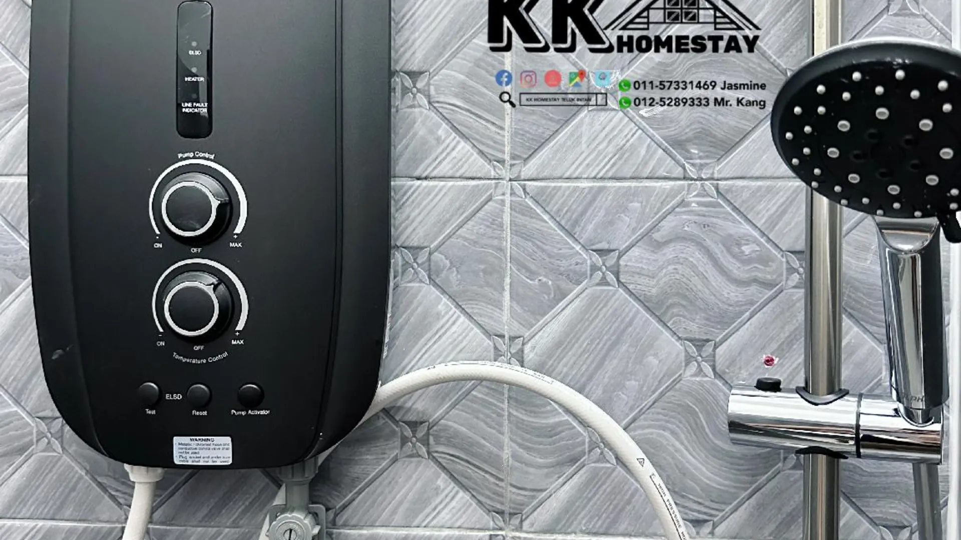 틀룩인탄 테룩 인탄의 프라이빗 하우스 (m², 침실 4개, 프라이빗 욕실 3개) 2성급 싱글룸 부대시설