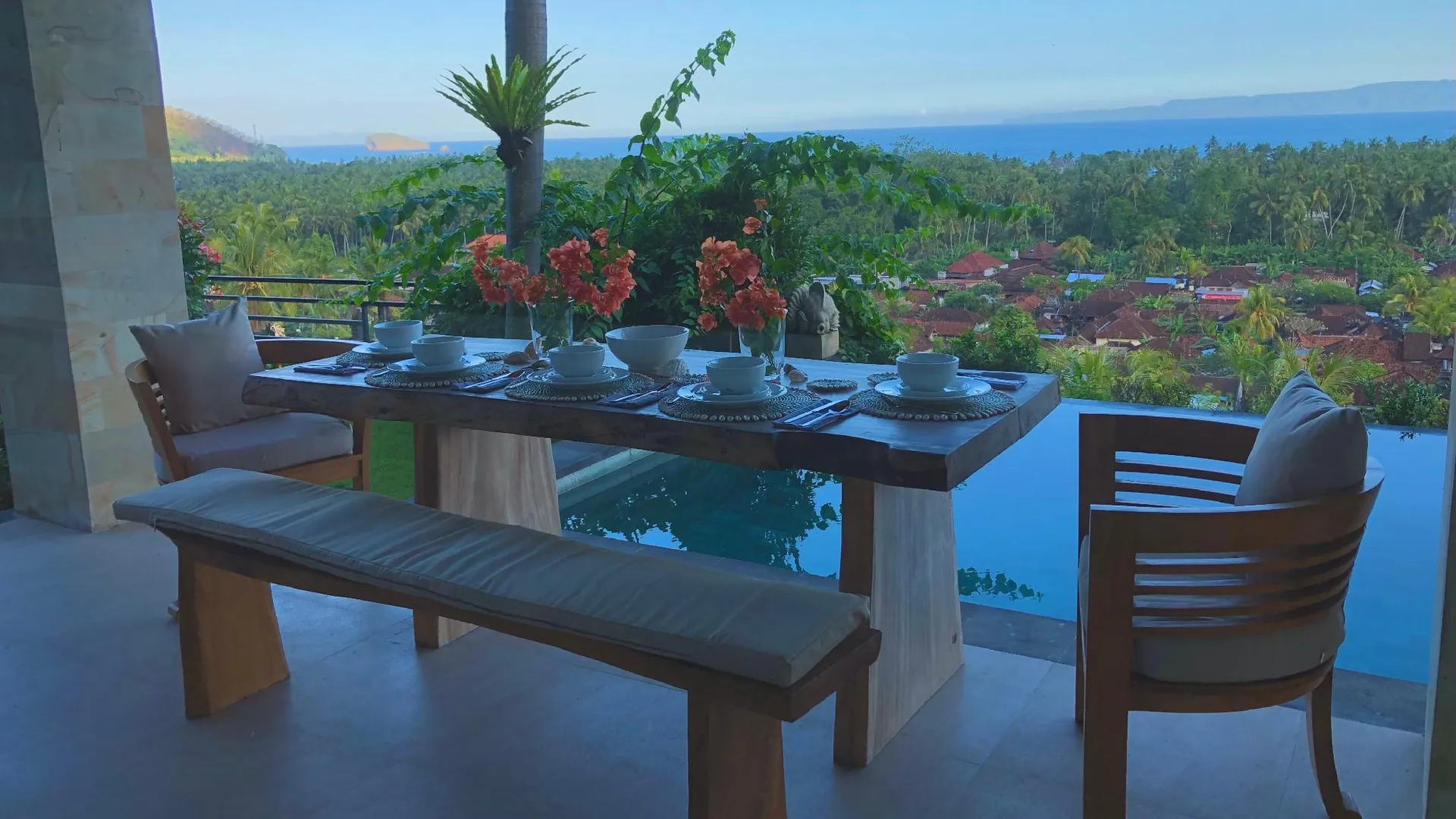 발리 짠디다사의 빌라 (250m², 침실 3개, 프라이빗 욕실 4개) 5성급 게스트하우스 외관