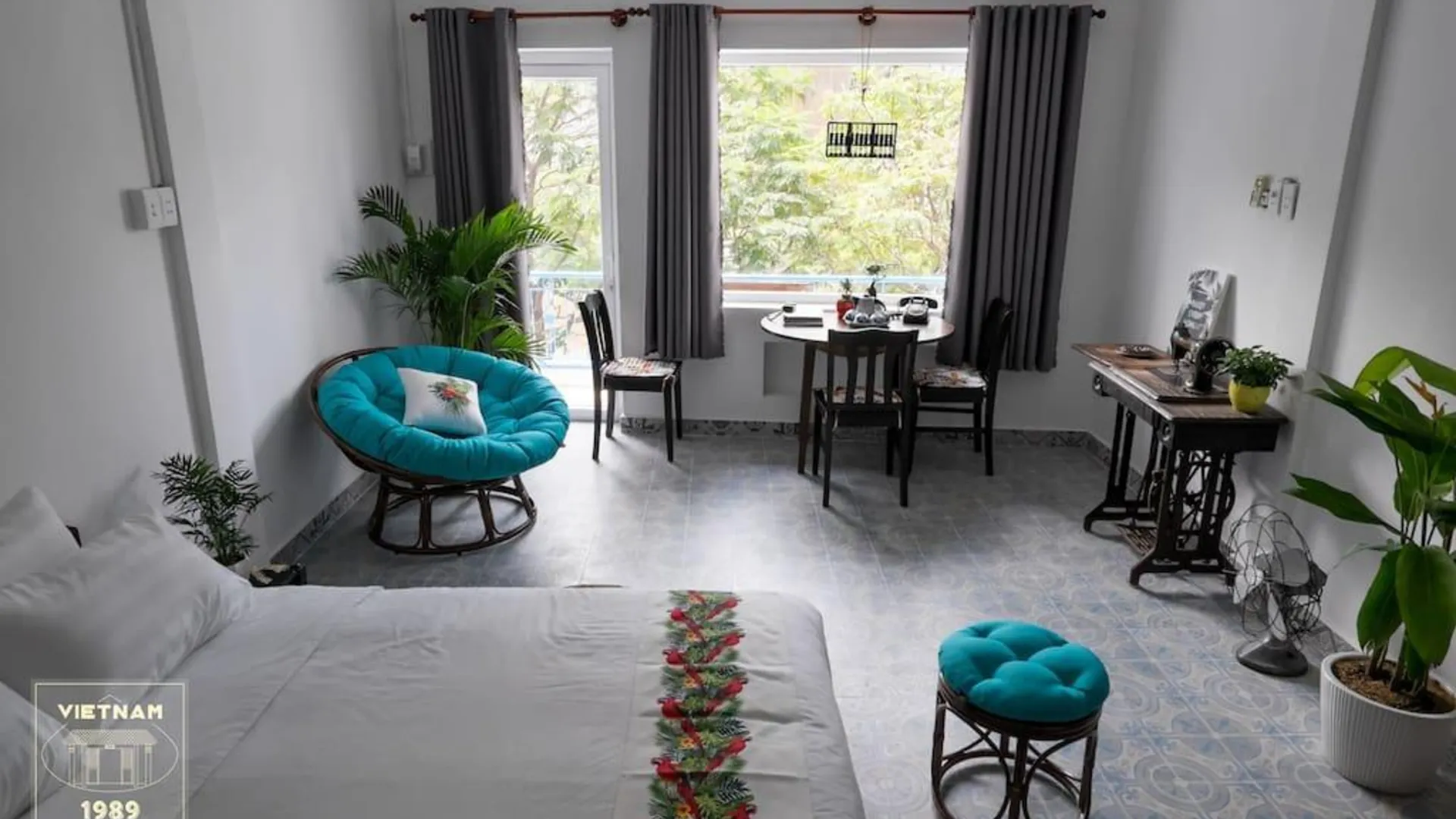 호치민 1군의 스튜디오 아파트먼트 (40m², 프라이빗 욕실 1개) 2성급 싱글룸 객실