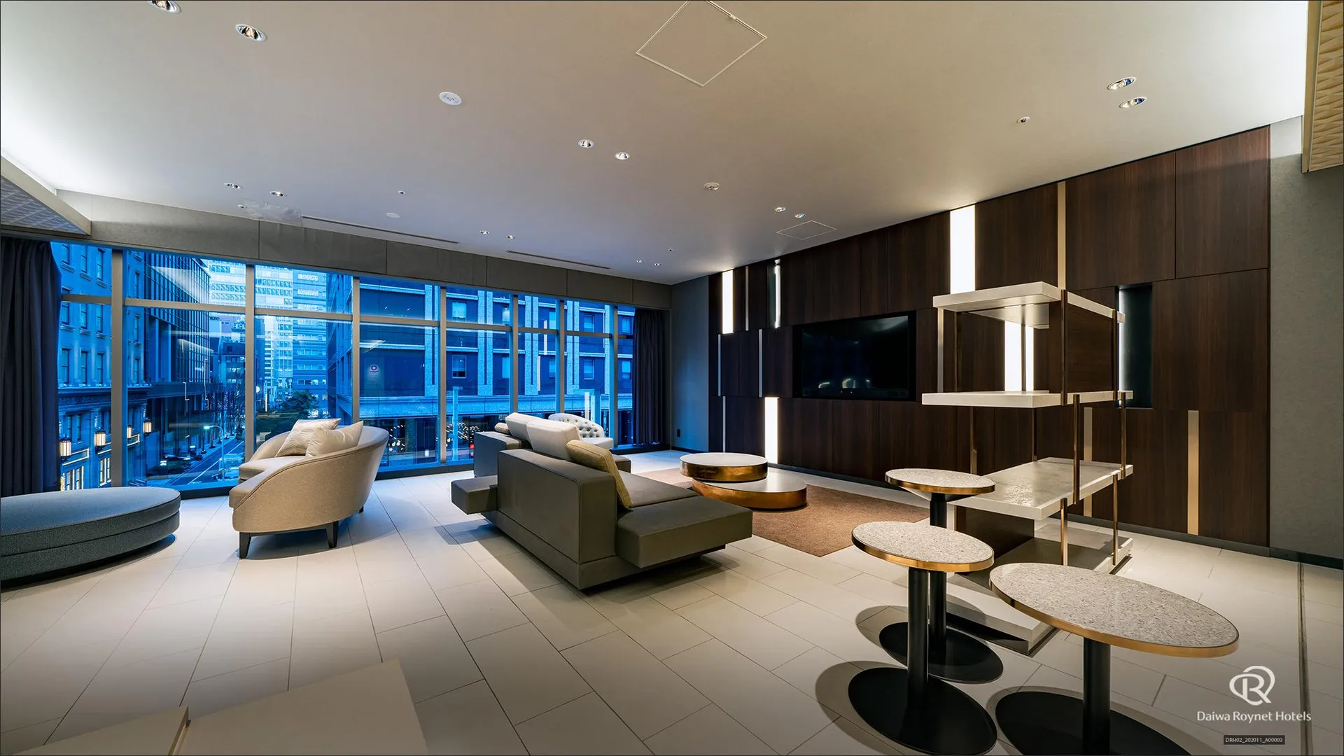 도쿄 / 동경 다이와 로이넷 호텔 도쿄 쿄바시 프리미어 4성급 호텔 로비