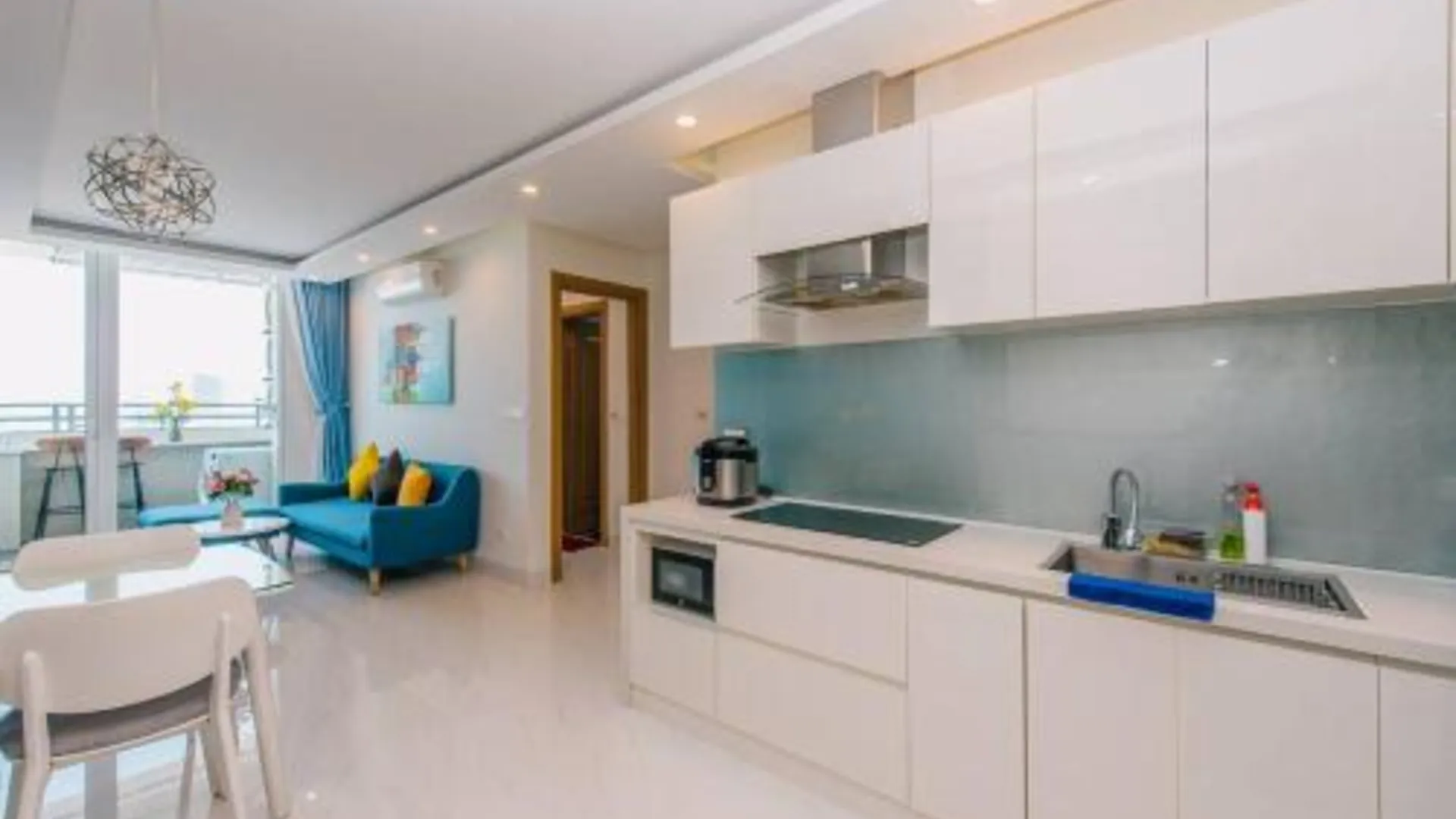 다낭 푸옥미의 아파트먼트 (70m², 침실 2개, 프라이빗 욕실 2개) 5성급 게스트하우스 레스토랑