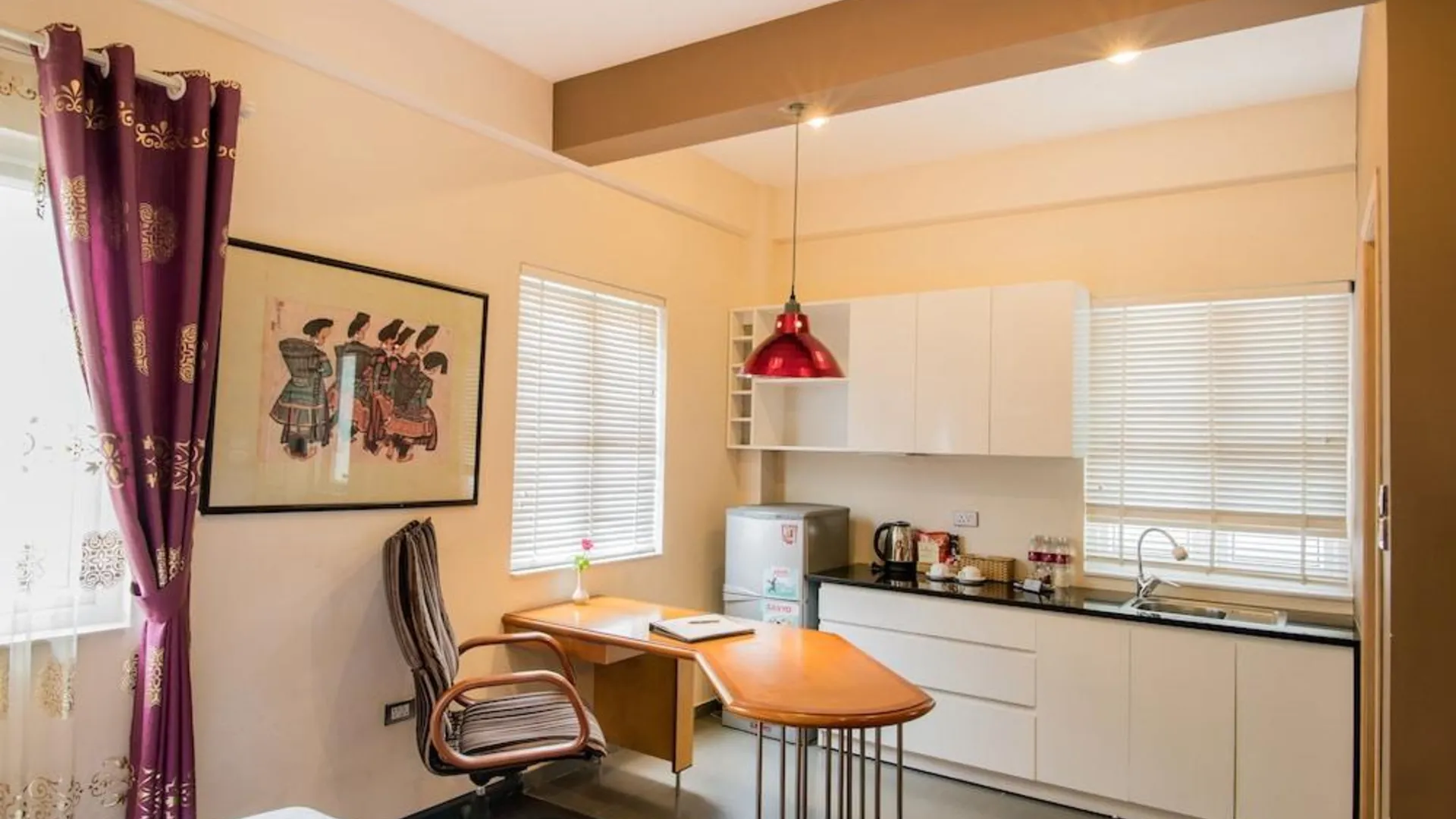 하노이 골든 선샤인 빌라 호텔 앤 트래블 4성급 호텔 레스토랑