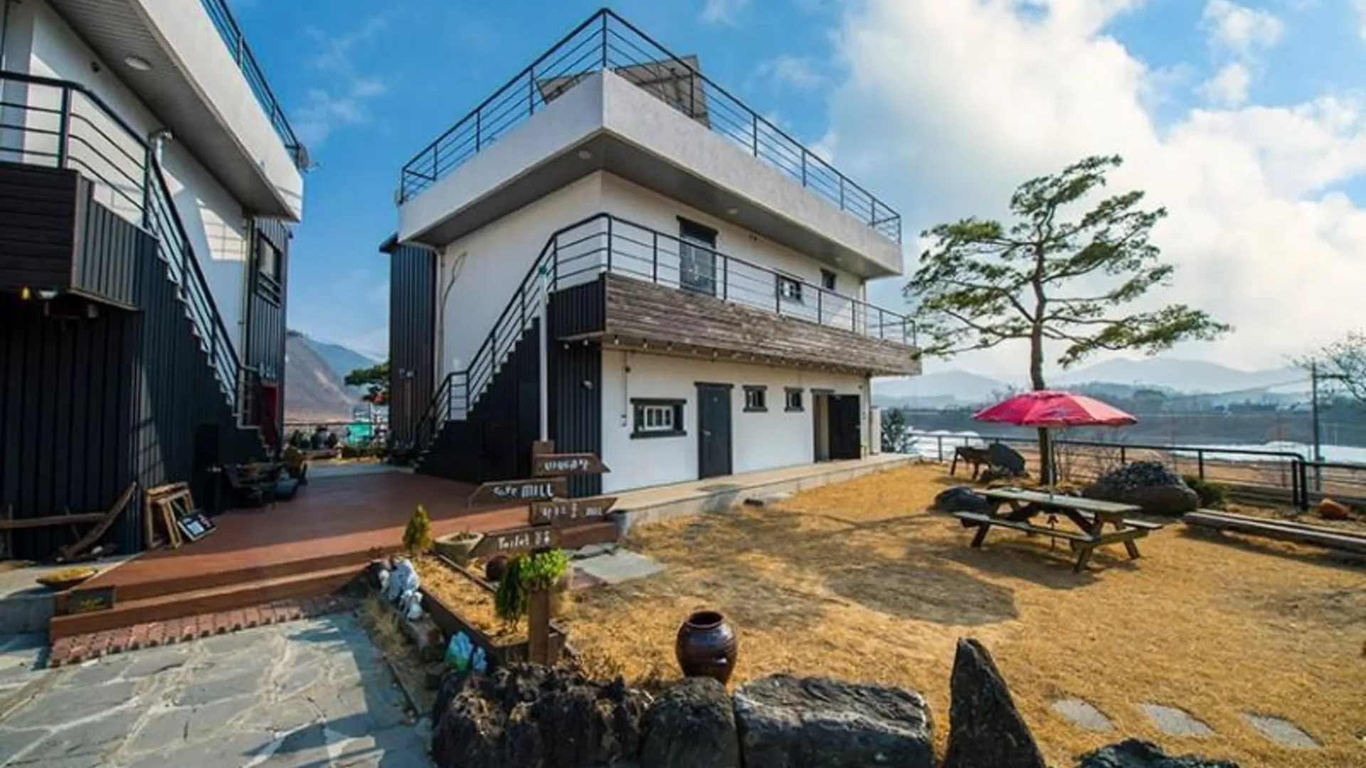 영동군 옥천 카페밀펜션 3성급 게스트하우스 레스토랑