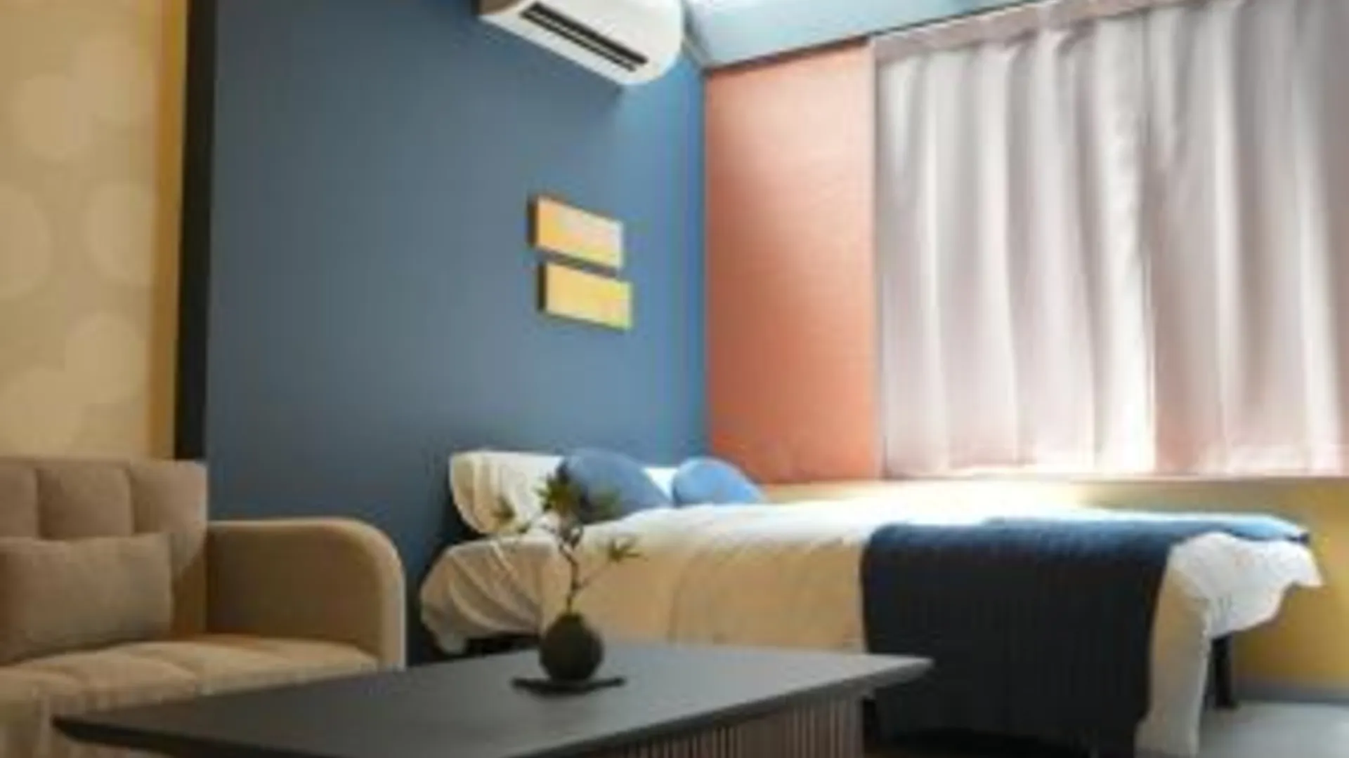 오사카 和モダン 本町駅から2分 心斎橋まで10分 大阪城まで20分 6名宿泊可能 3성급 싱글룸 객실