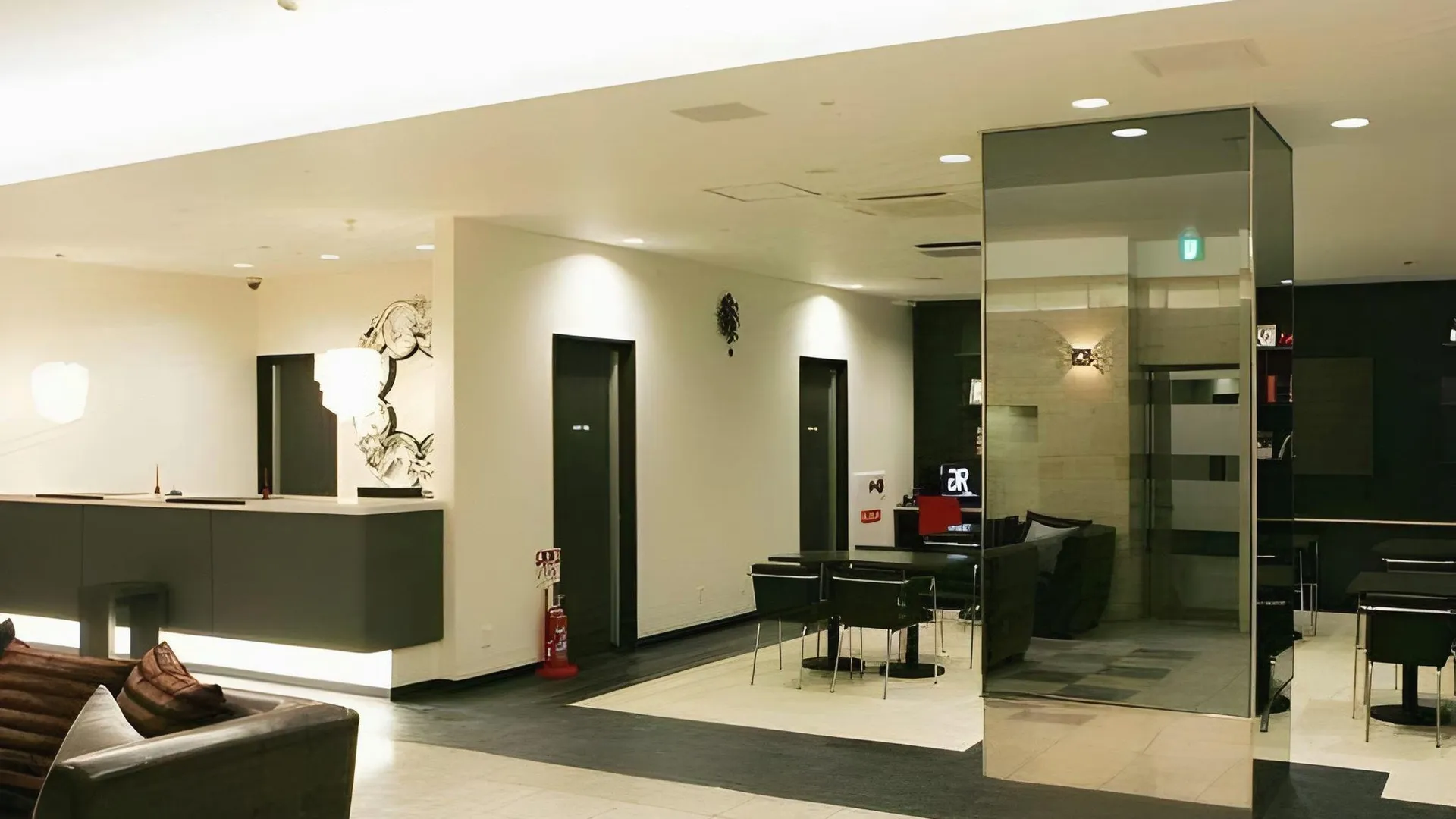 후쿠오카 그린 리치 호텔 니시테츠 오하시 에키마에 3성급 호텔 전망