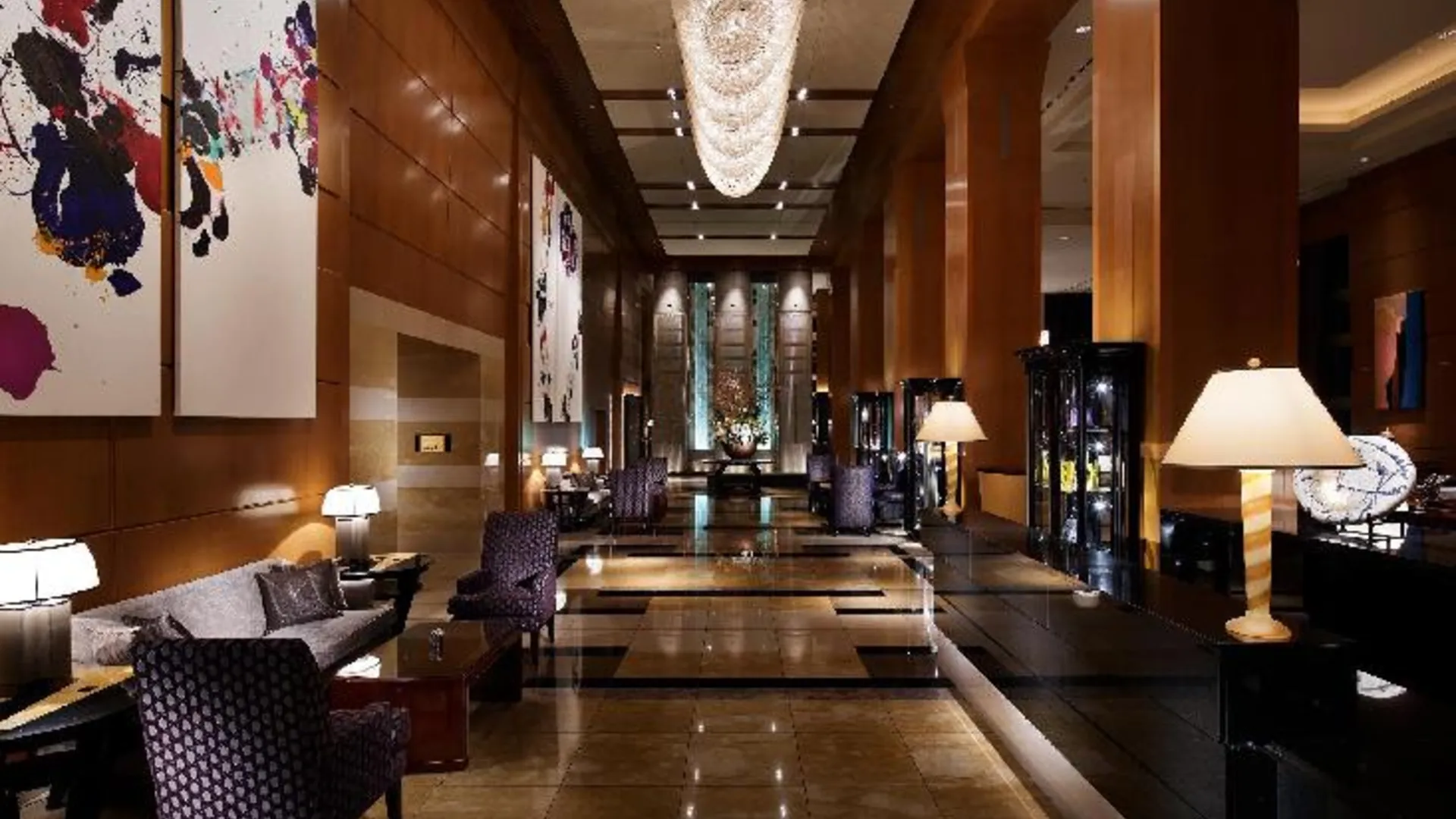 도쿄 / 동경 리츠칼튼, 도쿄 5성급 호텔 로비