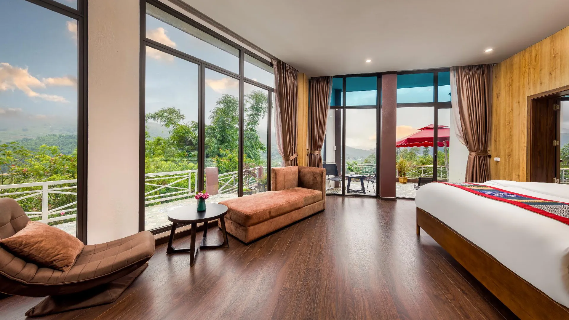 사파 JK 사파 홈스테이 앤 스위밍풀 4성급 게스트하우스 객실