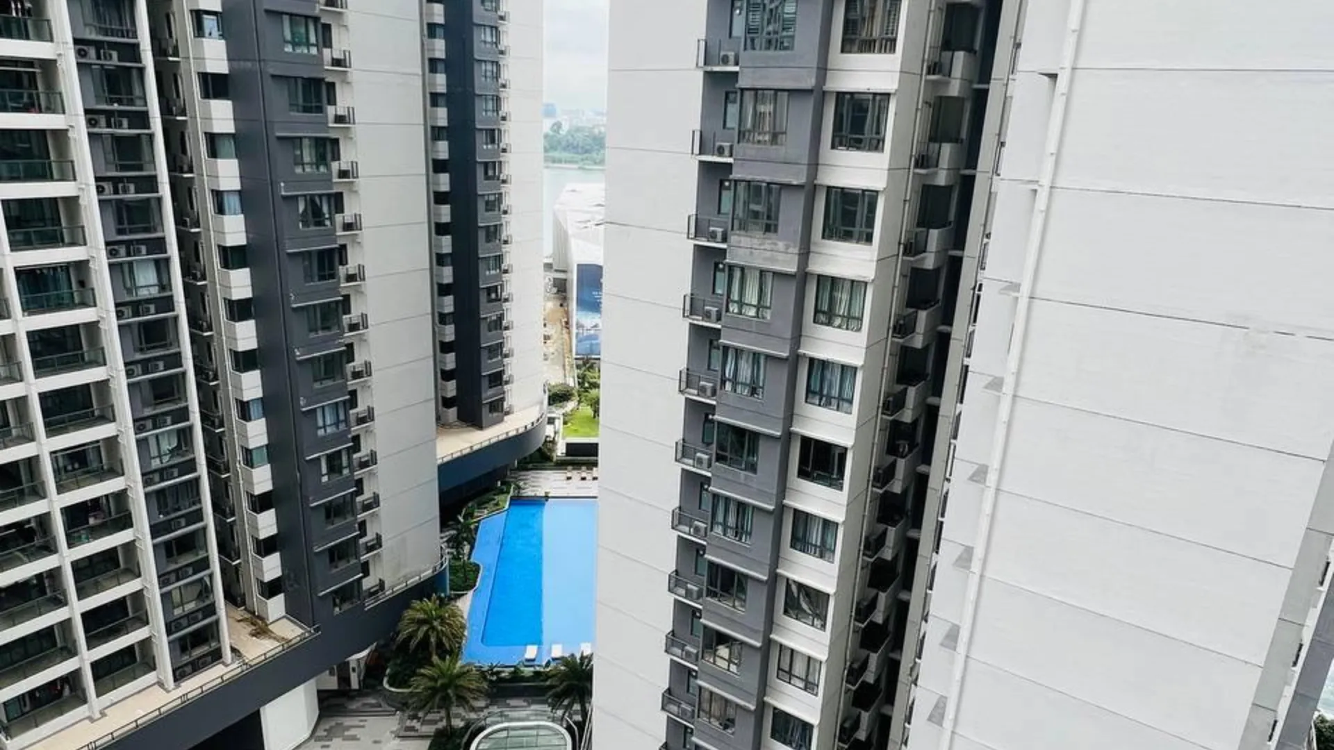 조호바루 / 조호르바루 조호바루의 아파트먼트 (100m², 침실 3개, 프라이빗 욕실 2개) 4성급 싱글룸 수영장