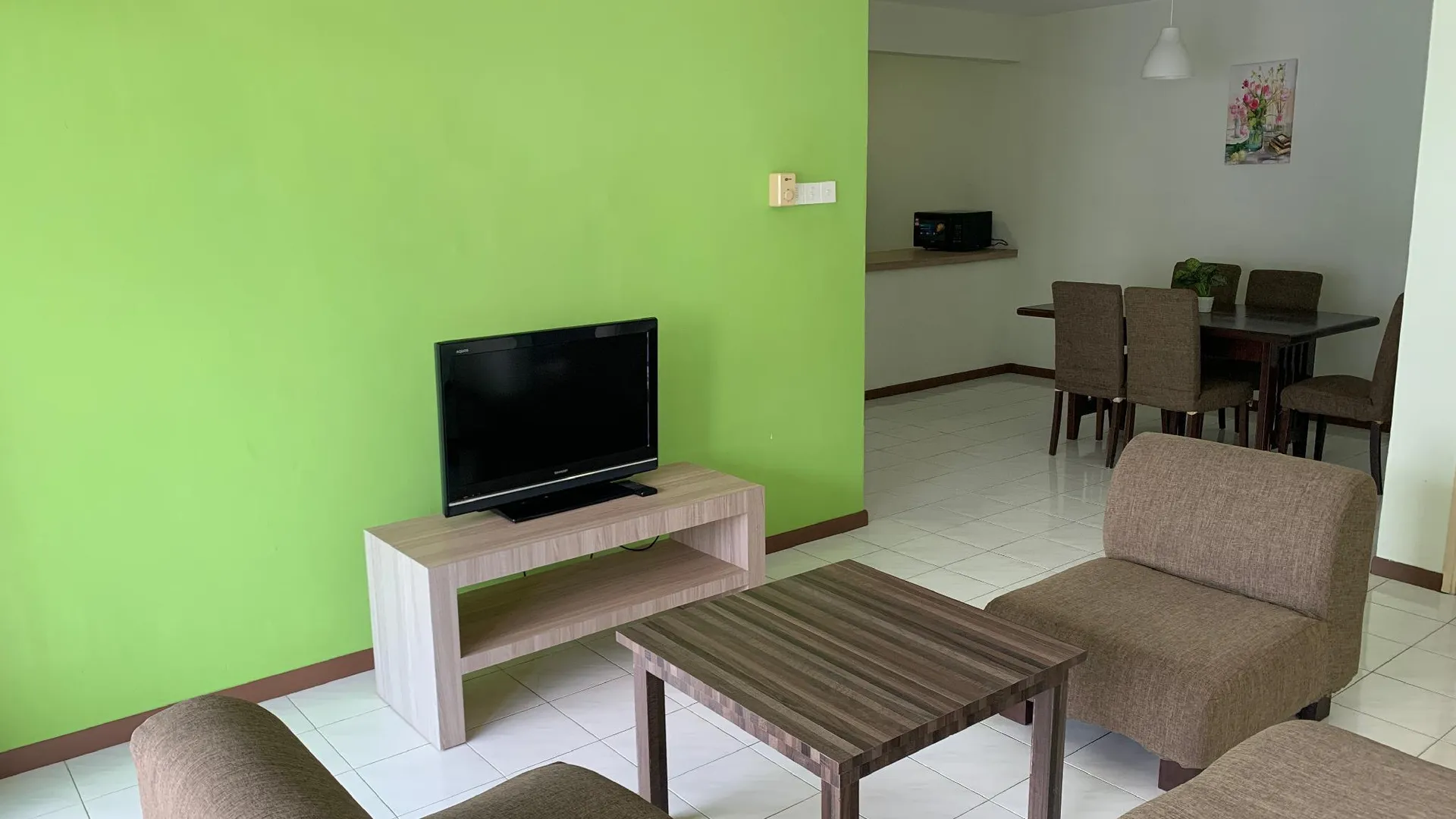 말라카 알러 가자의 아파트먼트 (105m², 침실 2개, 프라이빗 욕실 2개) 3성급 싱글룸 객실