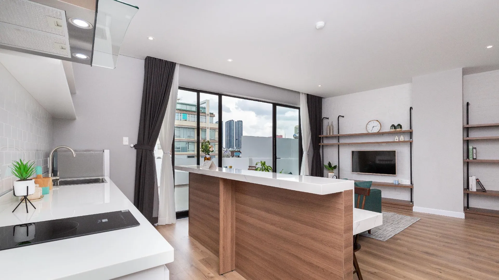 호치민 코즈룸 홈 프리미어 레지던스 4성급 게스트하우스 로비