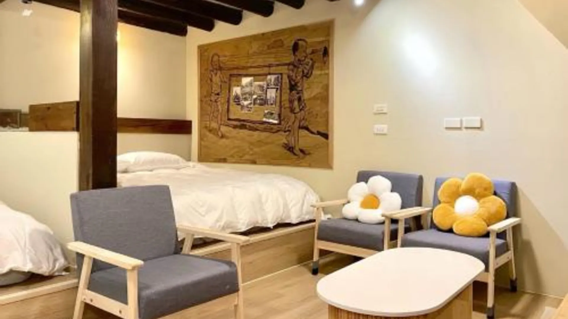 타이베이 九份沐石原宿二館mu shi b&b 2성급 싱글룸 객실