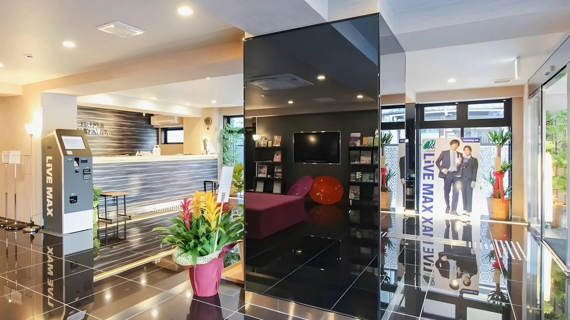 교토 Hotel Livemax Kyoto Nijojo-Kita 3성급 호텔 로비