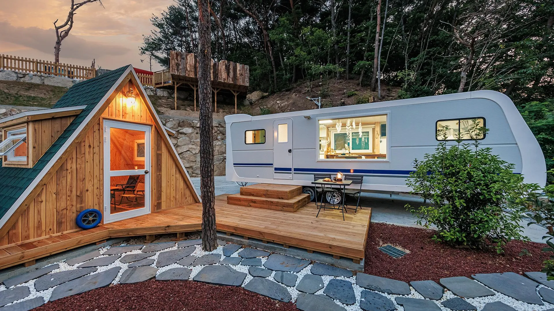 경주 경주 캠피언 카라반 2성급 게스트하우스 객실