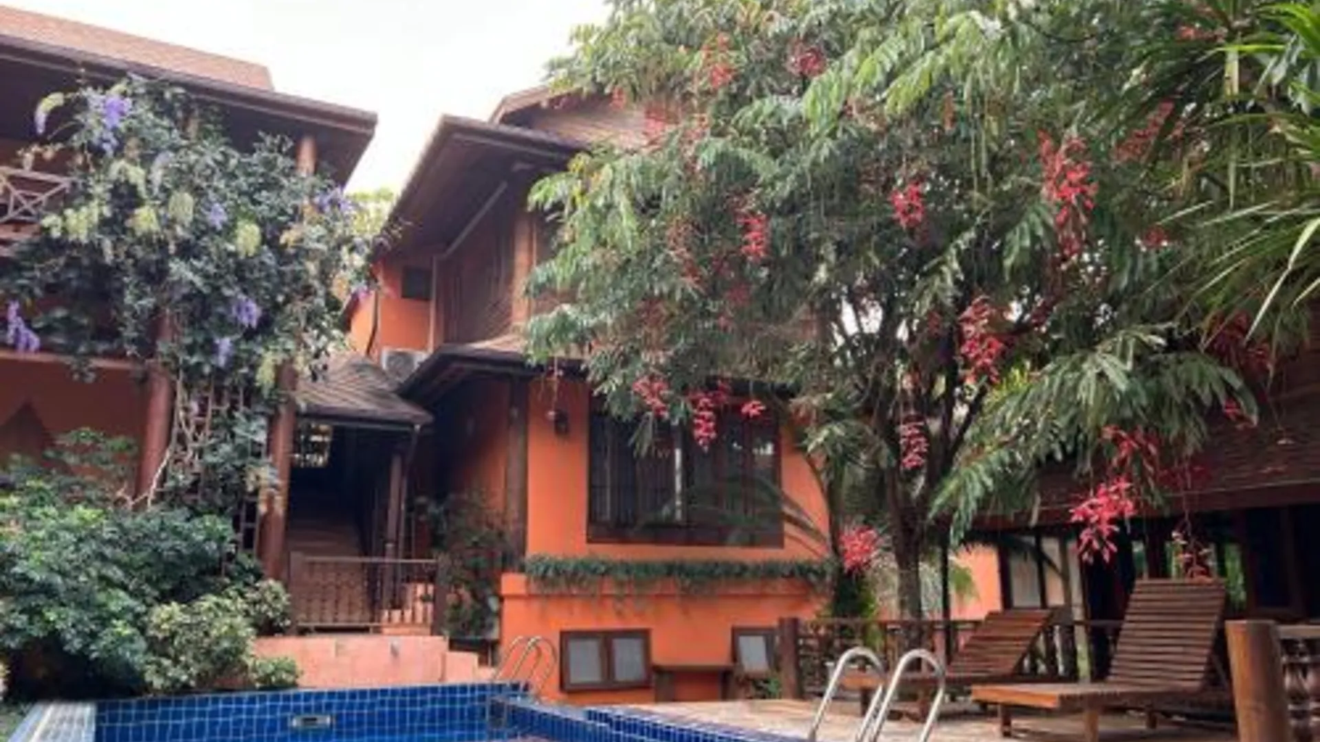 치앙라이 บ้านยุ้งฮิลล์รีสอร์ท 3성급 호텔 전망