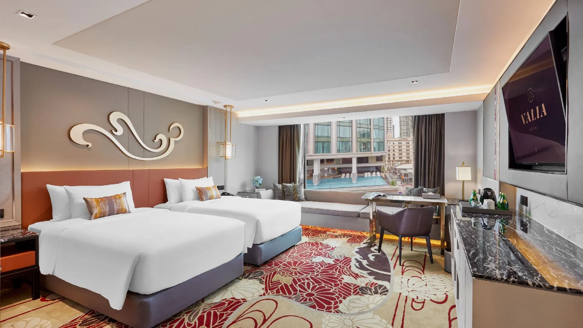 방콕 발리아 호텔 방콕 5성급 호텔 전망