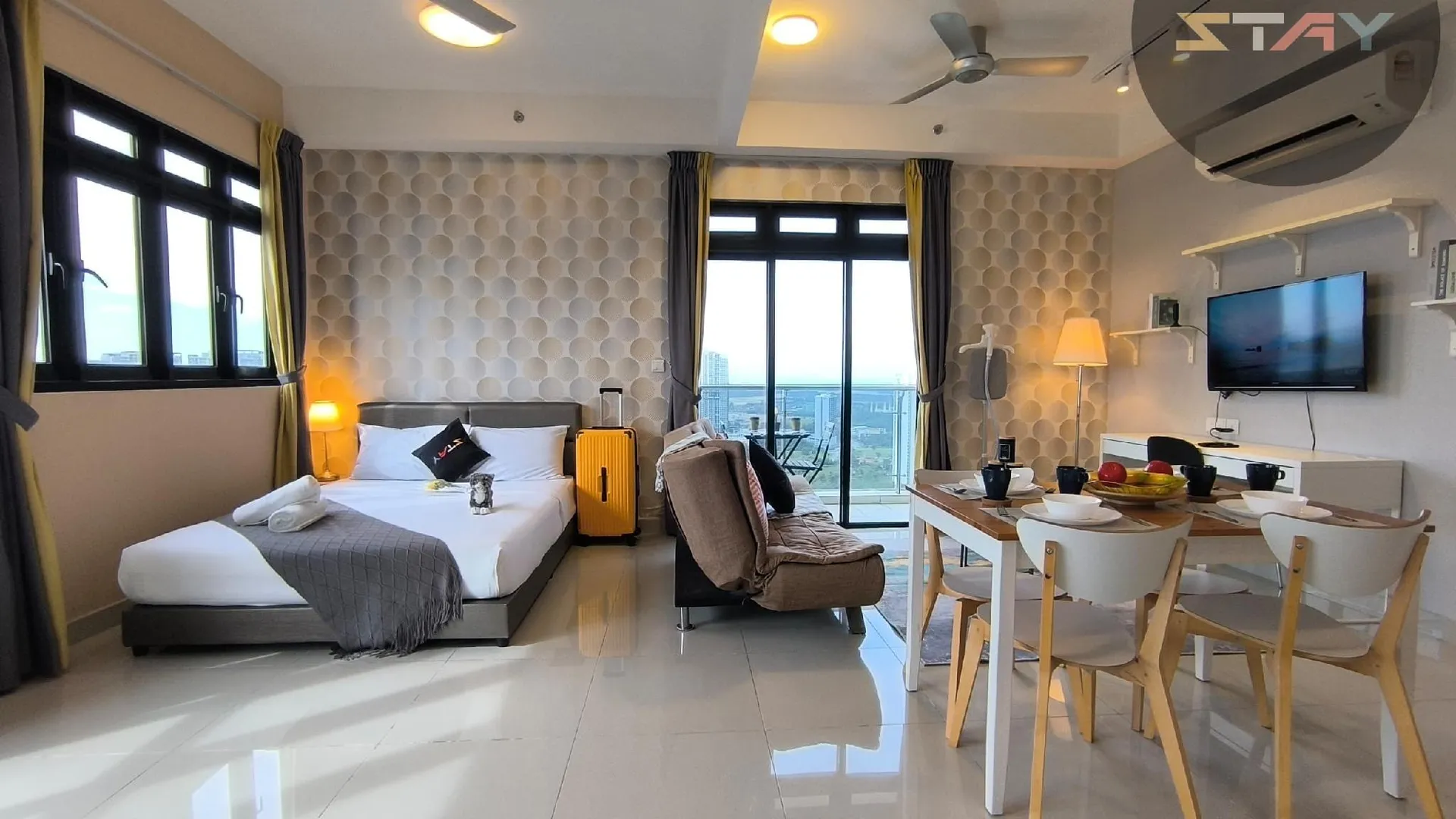 조호바루 / 조호르바루 메리딘 소보 스튜디오 위드 발코니 홈스테이 바이스테이 3성급 게스트하우스 스위트룸