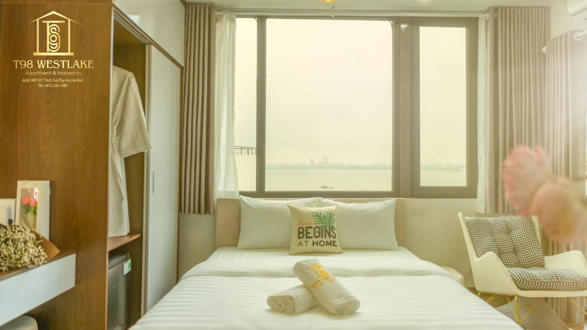 하노이 T98 웨스트레이크 트릭사이 - 타이호 센터 레이크뷰 4성급 호텔 객실