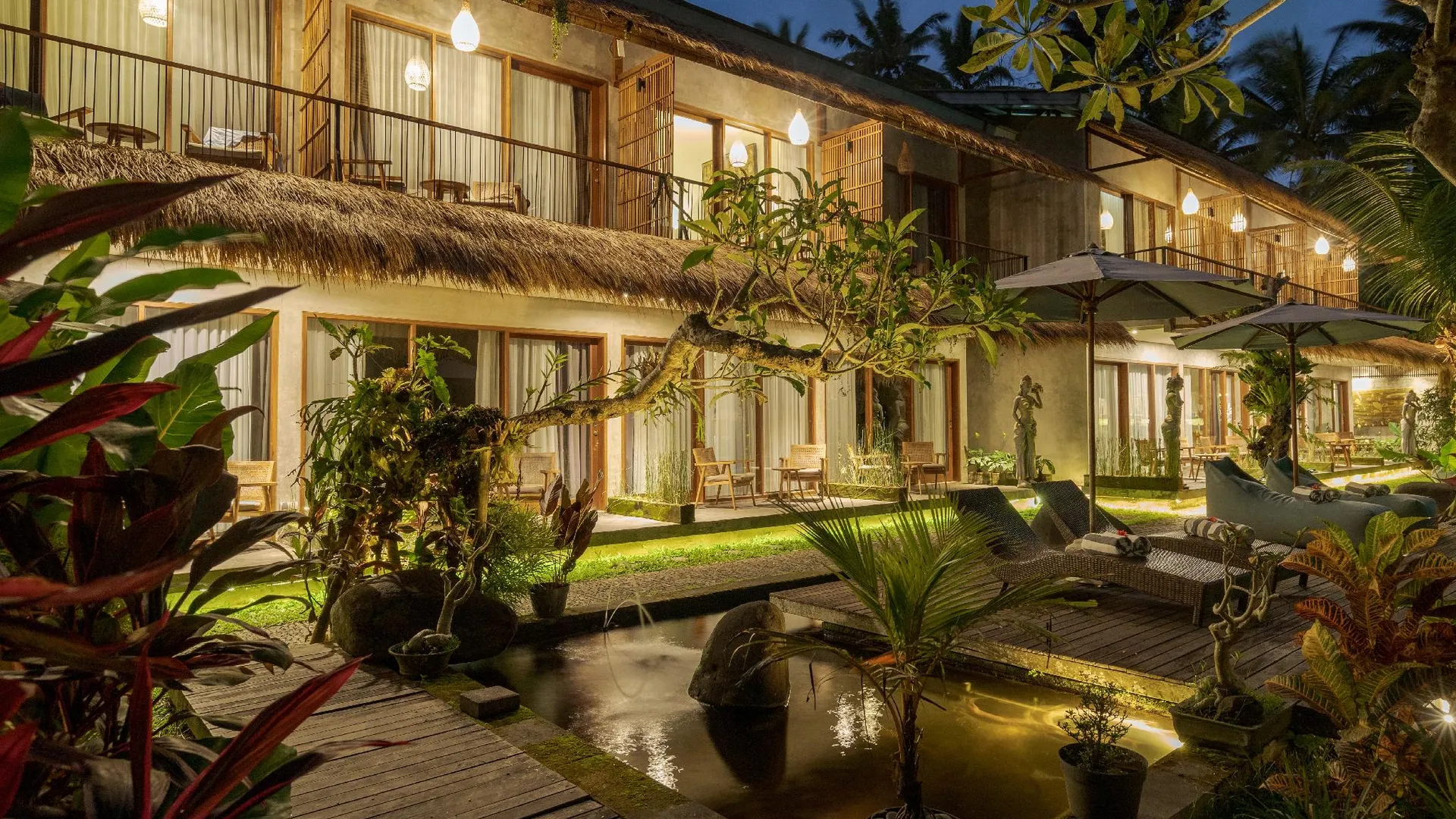 발리 칸다르파 우붓 3성급 호텔 로비