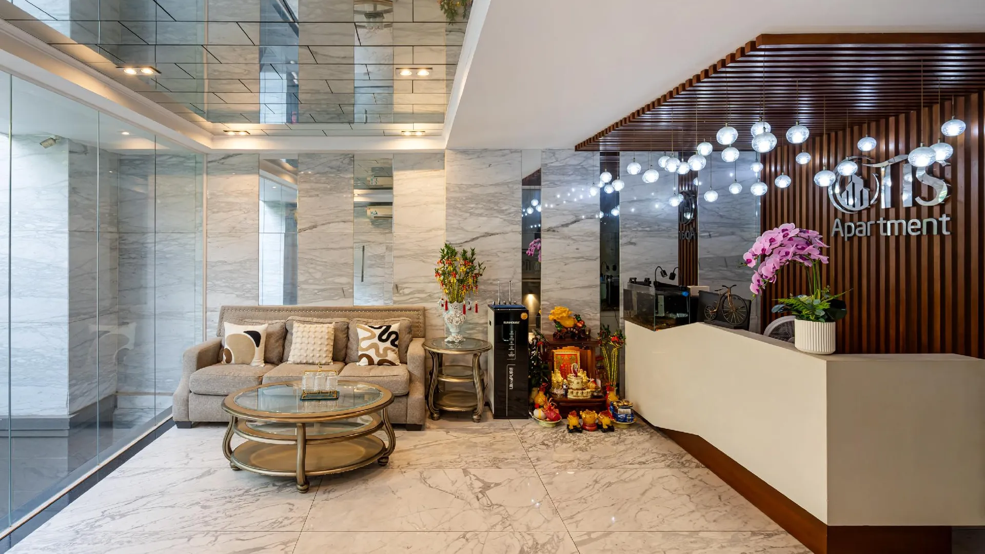 호치민 오티스 아파트먼트 - 33 쩐께쑤엉 루프탑뷰 3성급 호텔 부대시설