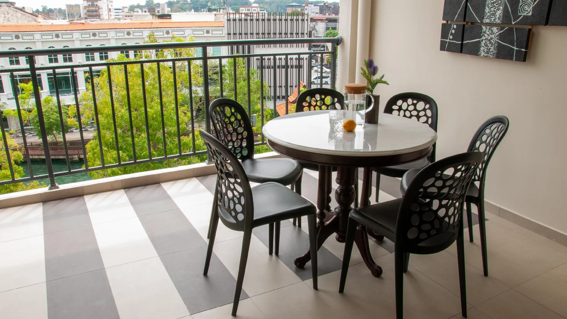 말라카 The Waterfront Apartments A201 3성급 싱글룸 레스토랑