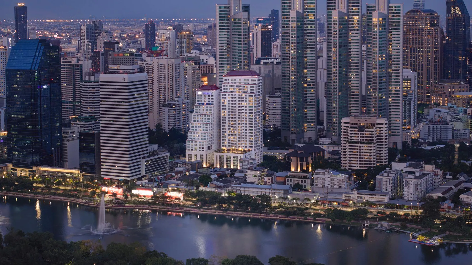 방콕 샤마 레이크뷰 아속 방콕 4성급 호텔 객실