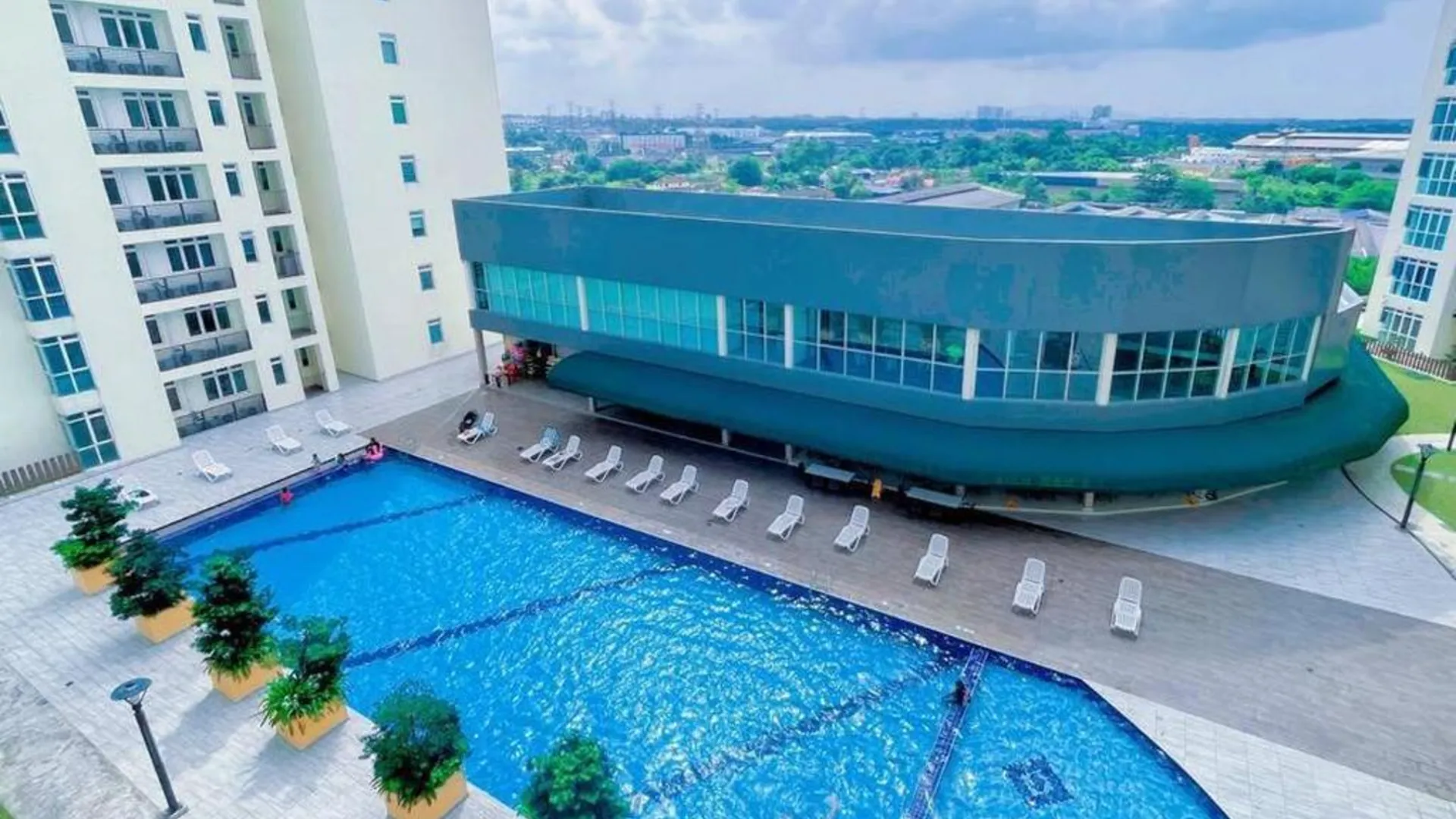 조호바루 / 조호르바루 테브라우의 아파트먼트 (1058m², 침실 2개, 프라이빗 욕실 3개) 4성급 싱글룸 레스토랑