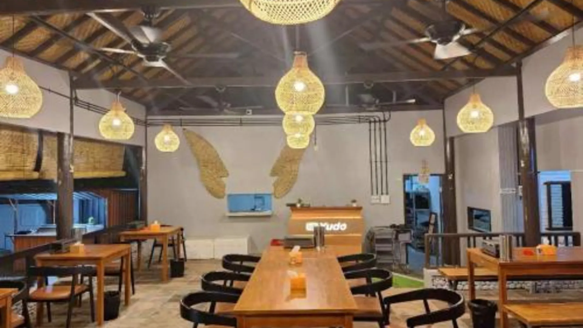 발리 K's Beach Resort 3성급 호텔 레스토랑