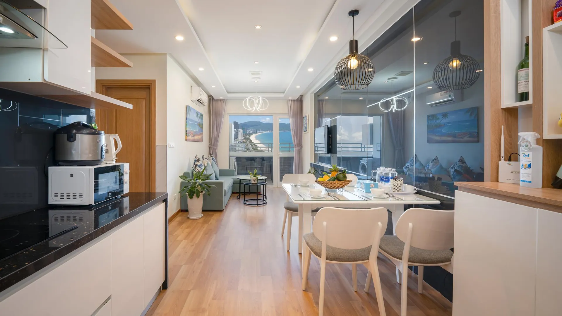 다낭 푸옥미의 아파트먼트 (66m², 침실 2개, 프라이빗 욕실 2개) 4성급 싱글룸 전망