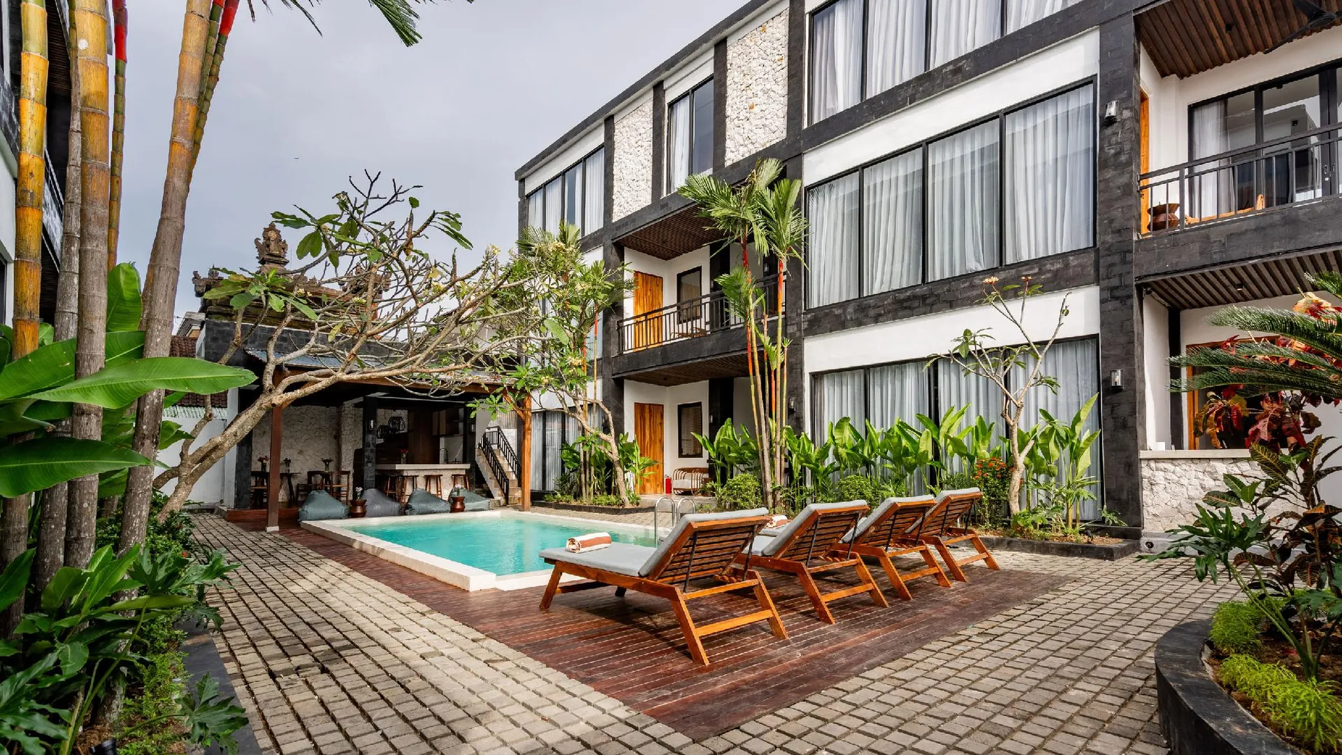 발리 세벨라스 아파트먼트 바이 EVDE키미 우붓 5성급 게스트하우스 객실