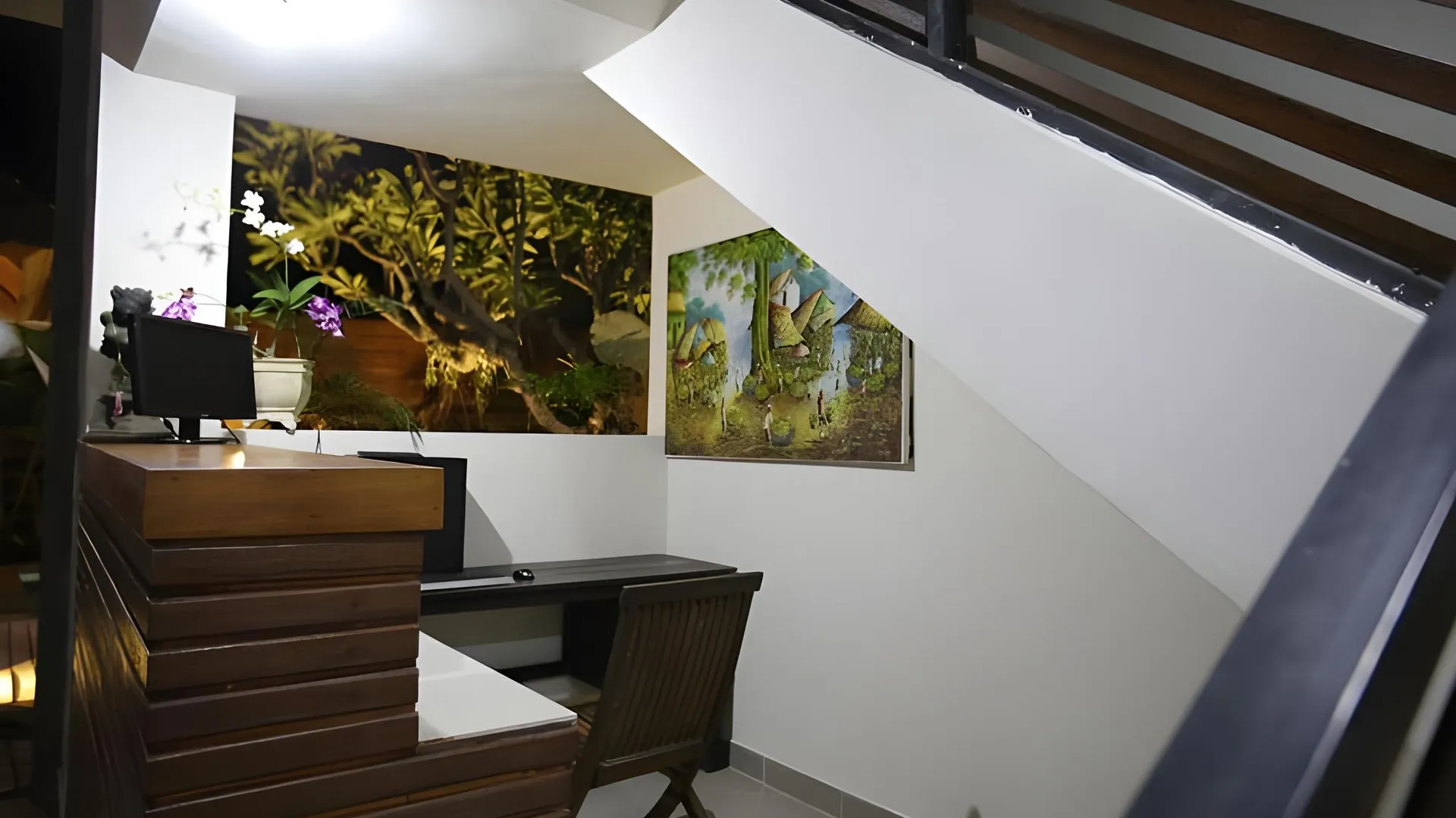 발리 라이 하우스 사누르 2성급 호텔 레스토랑