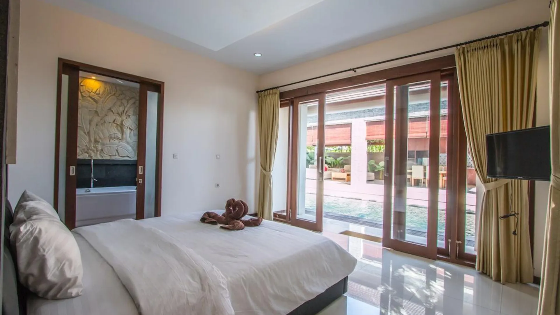 발리 짱구의 빌라 (m², 침실 2개, 프라이빗 욕실 2개) 2성급 싱글룸 스위트룸
