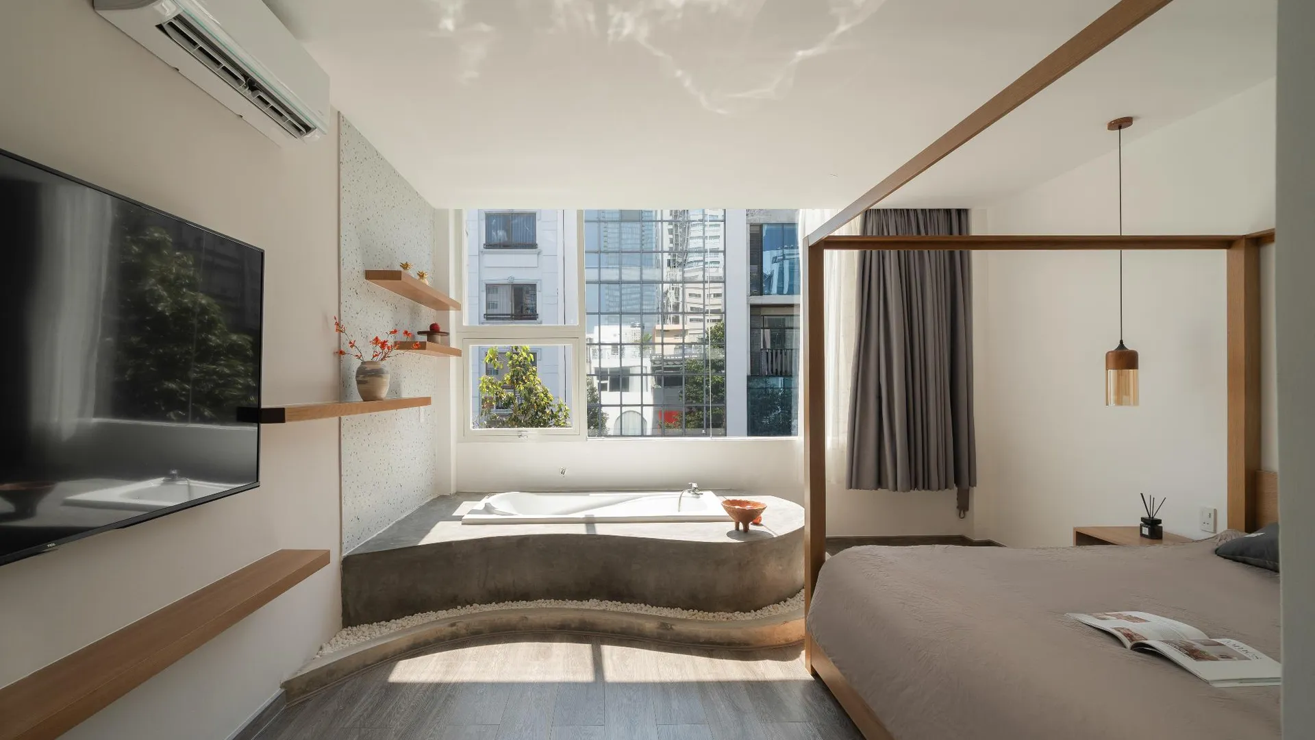 호치민 제우스 리빙 - 하모니 하이드아웃 3성급 호텔 스위트룸