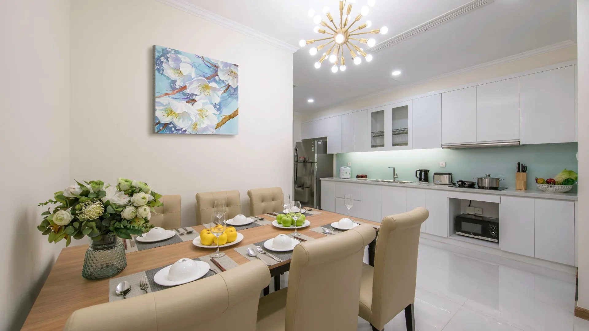 호치민 빈탄의 아파트먼트 (50m², 침실 1개, 프라이빗 욕실 1개) 5성급 싱글룸 수영장