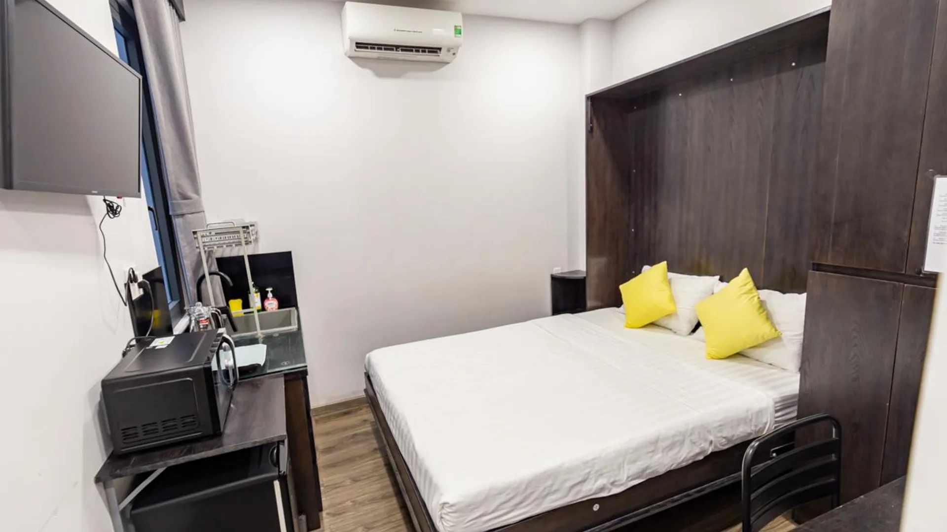 호치민 1군의 아파트먼트 (28m², 침실 1개, 프라이빗 욕실 1개) 4성급 싱글룸 객실