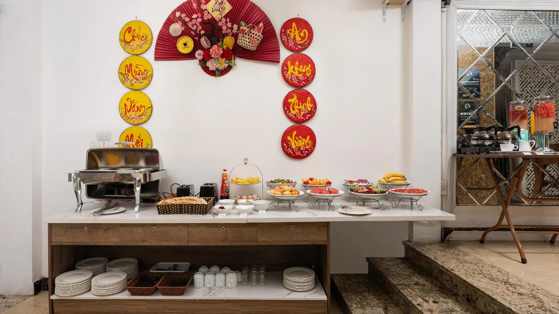 하노이 하노이 올드타운 부티크 호텔 3성급 호텔 레스토랑