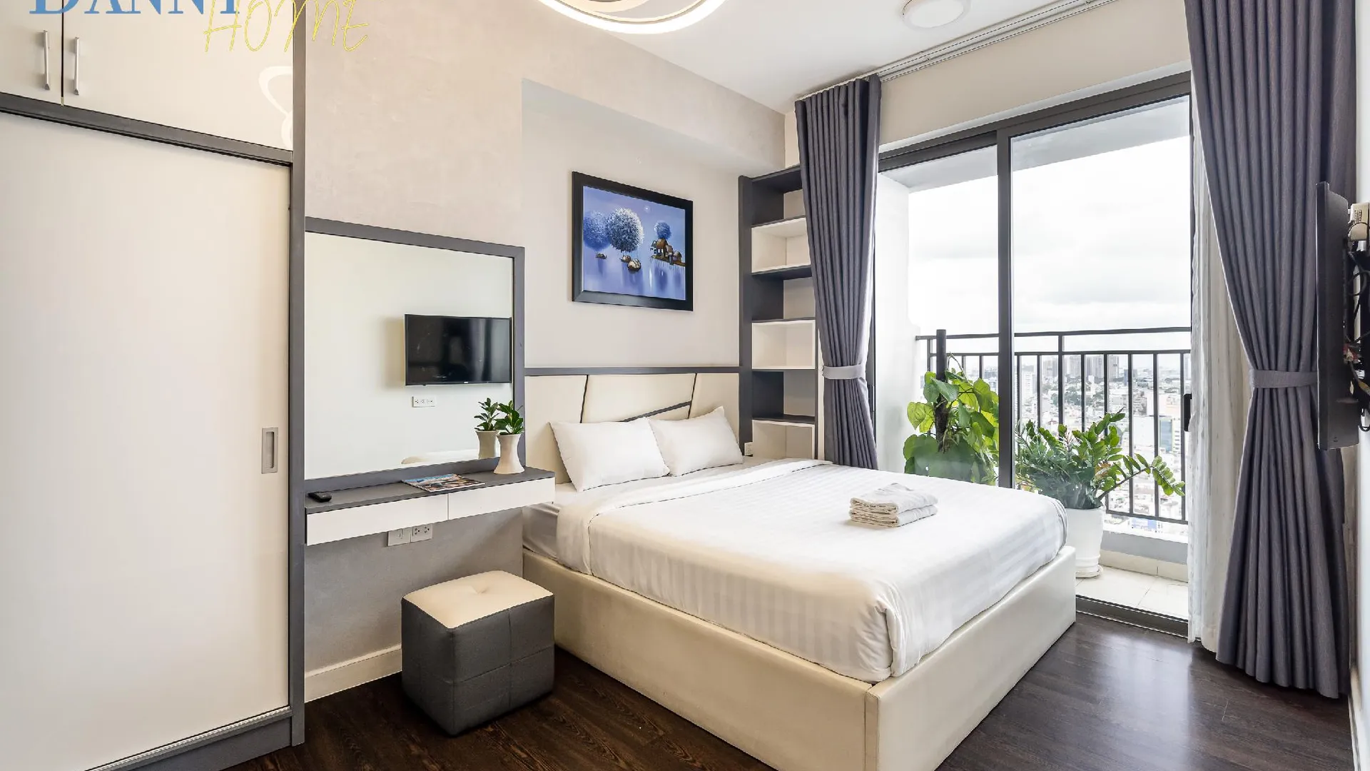 호치민 4군의 아파트먼트 (120m², 침실 3개, 프라이빗 욕실 2개) 3성급 싱글룸 스위트룸