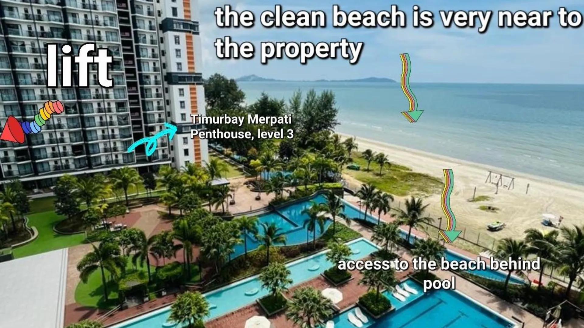 쿠안탄 베세라의 아파트먼트 (917m², 침실 2개, 프라이빗 욕실 2개) 4성급 싱글룸 수영장